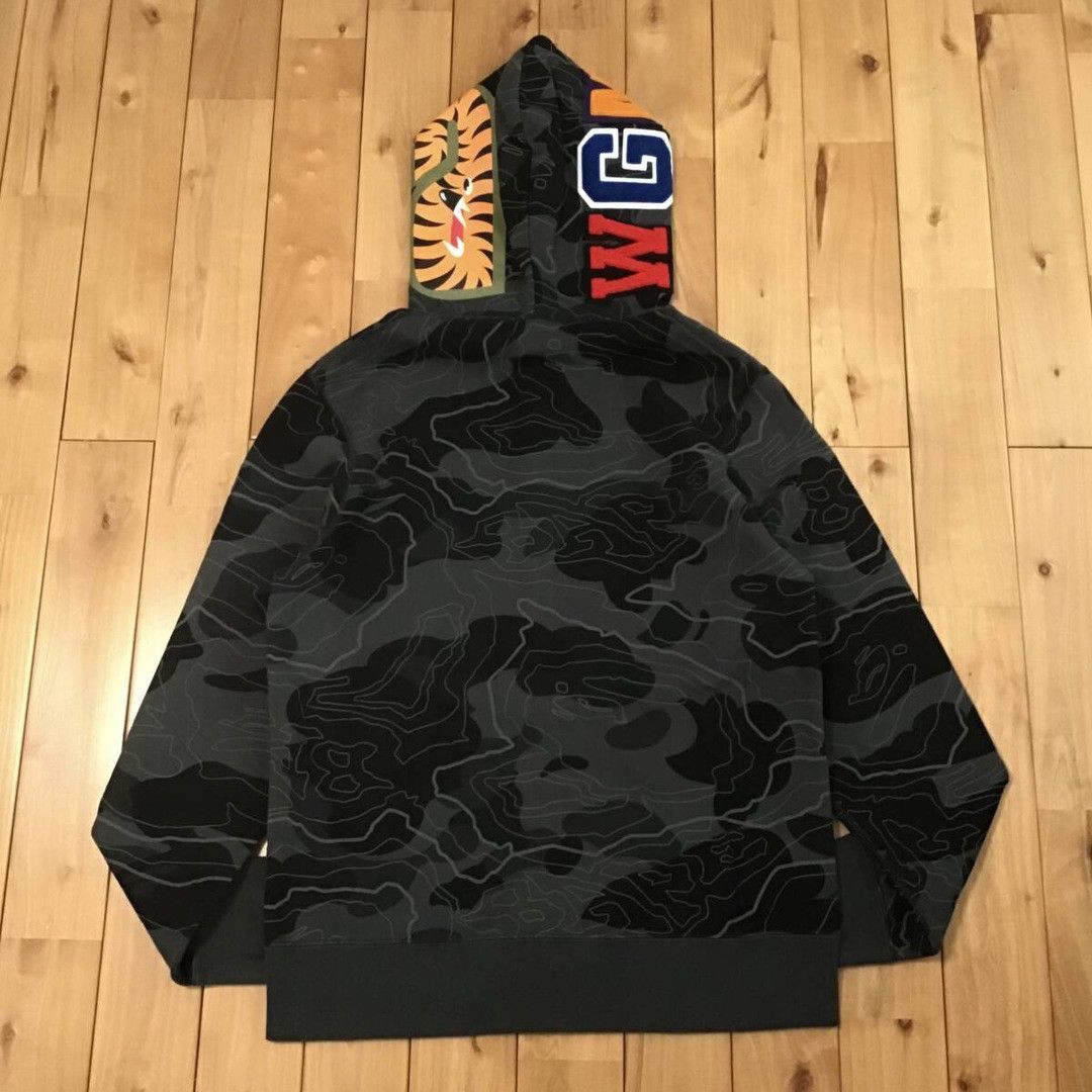 Bape BAPE LAYERED LINE CAMO Shark full zip hoodie a bathing ape Size US M / EU 48-50 / 2 - 3 Thumbnail