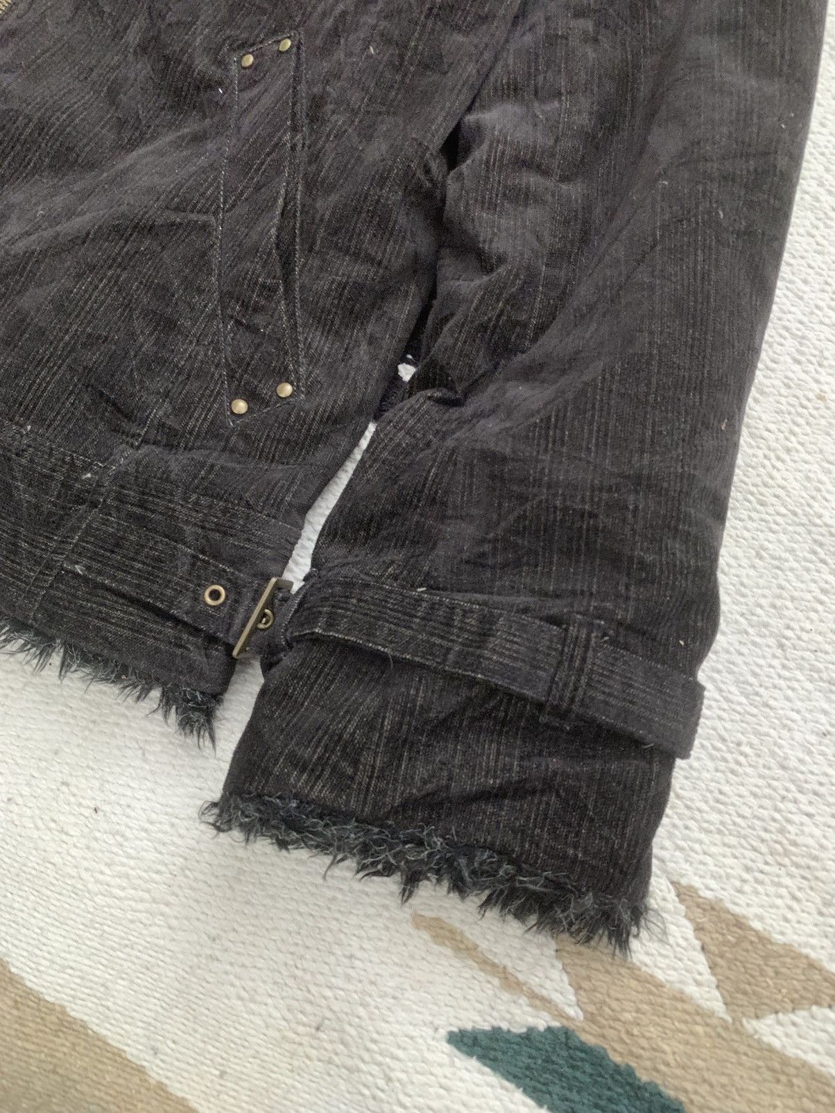 Smith's American Smiths American FUR JACKET GOTHIC PUNK Style Size US L / EU 52-54 / 3 - 6 Thumbnail