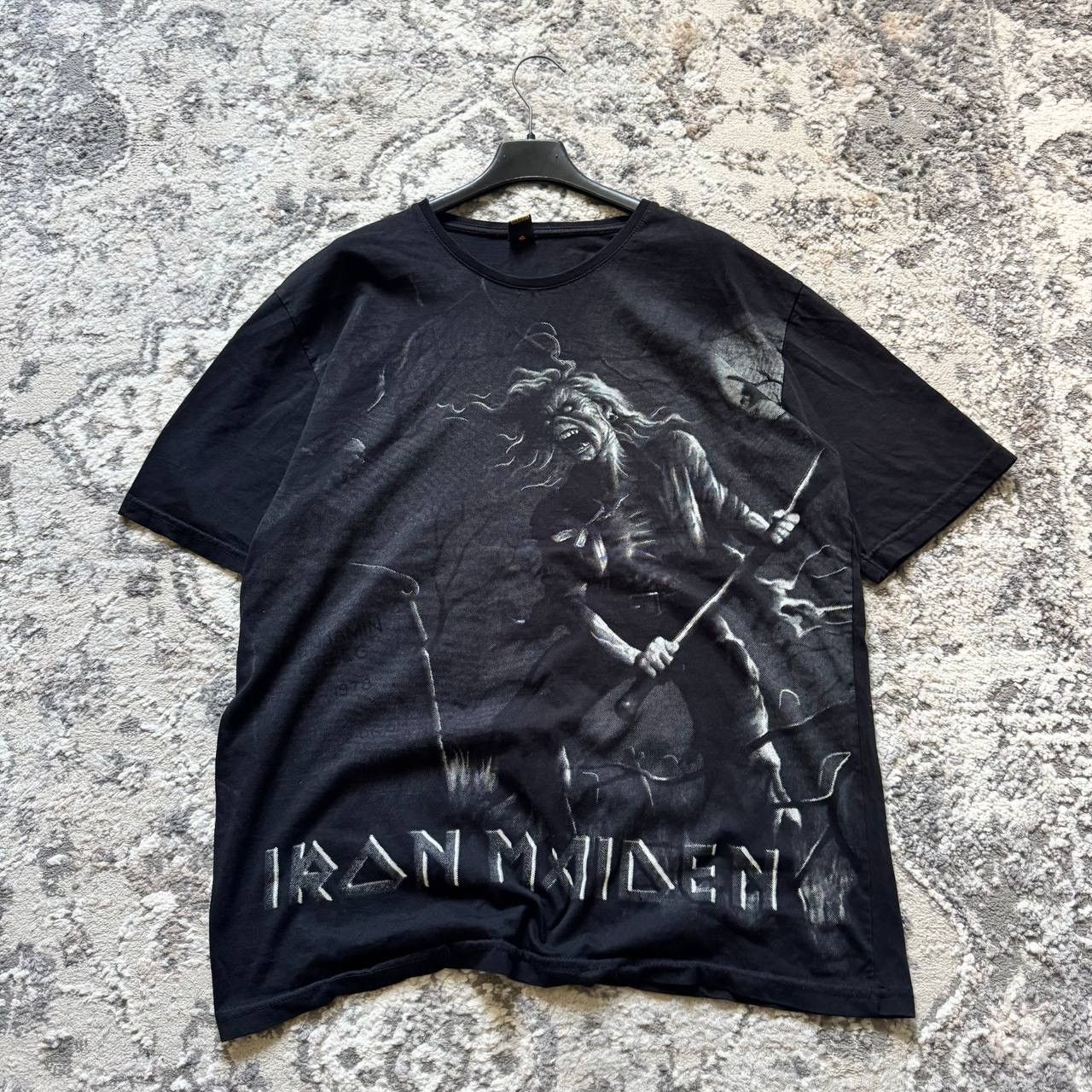 Band Tees Iron Maiden Vintage Corpse Goth All Over Band Tee Size US XL / EU 56 / 4 - 3 Thumbnail