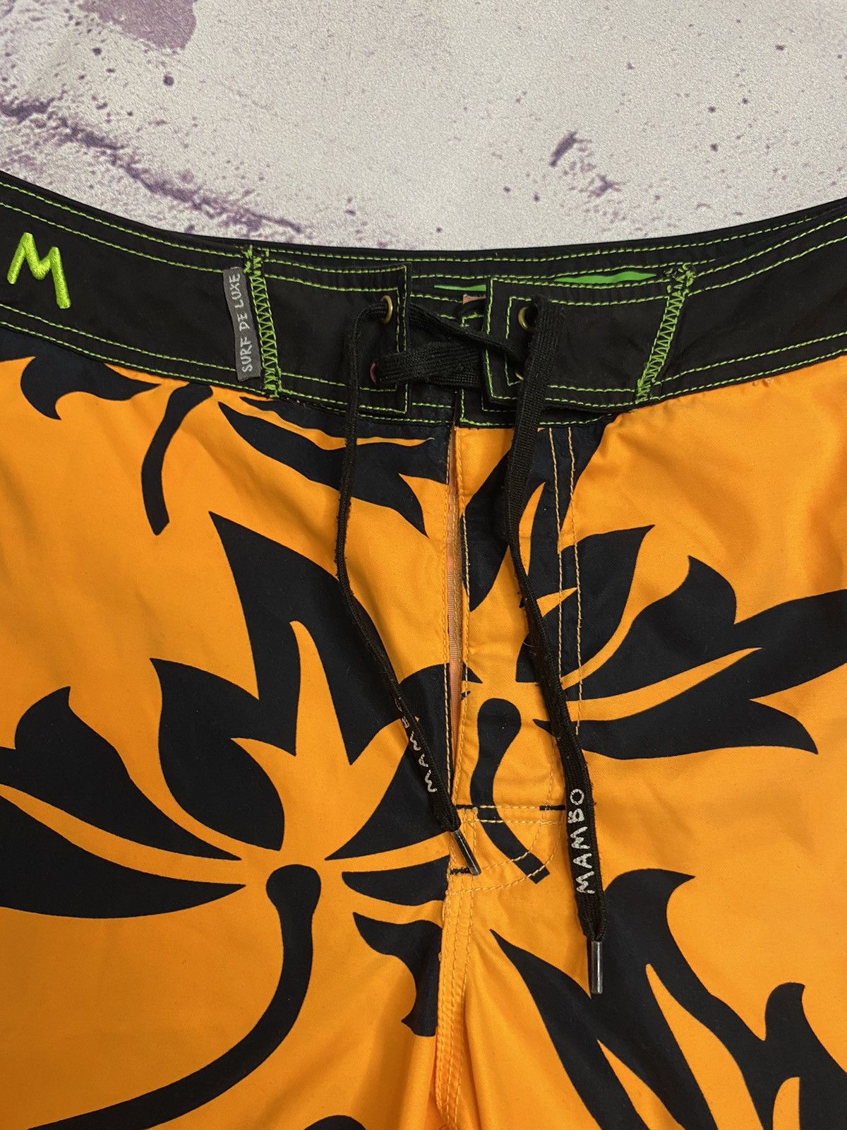 Mambo MENS vintage Mambo Overprint Luxury Surf Shorts Size US 32 / EU 48 - 5 Thumbnail