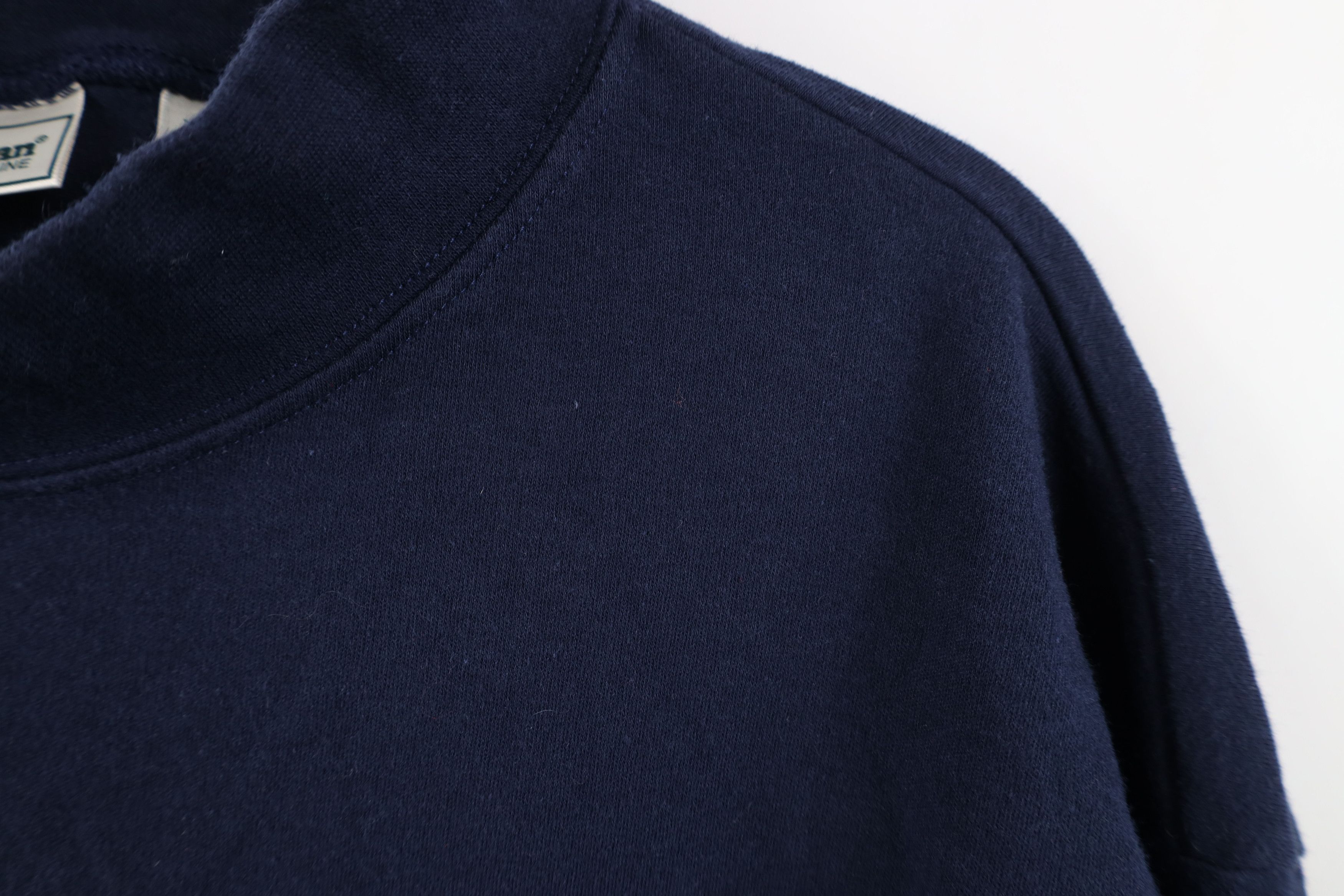 L.L. Bean Vintage 90s LL Bean Blank Mock Neck Long Sleeve T-Shirt USA Size US L / EU 52-54 / 3 - 4 Thumbnail
