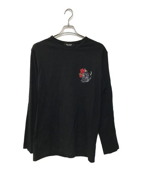 WILDSIDE YOHJI YAMAMOTO Hannya Long Sleeve T-shirt