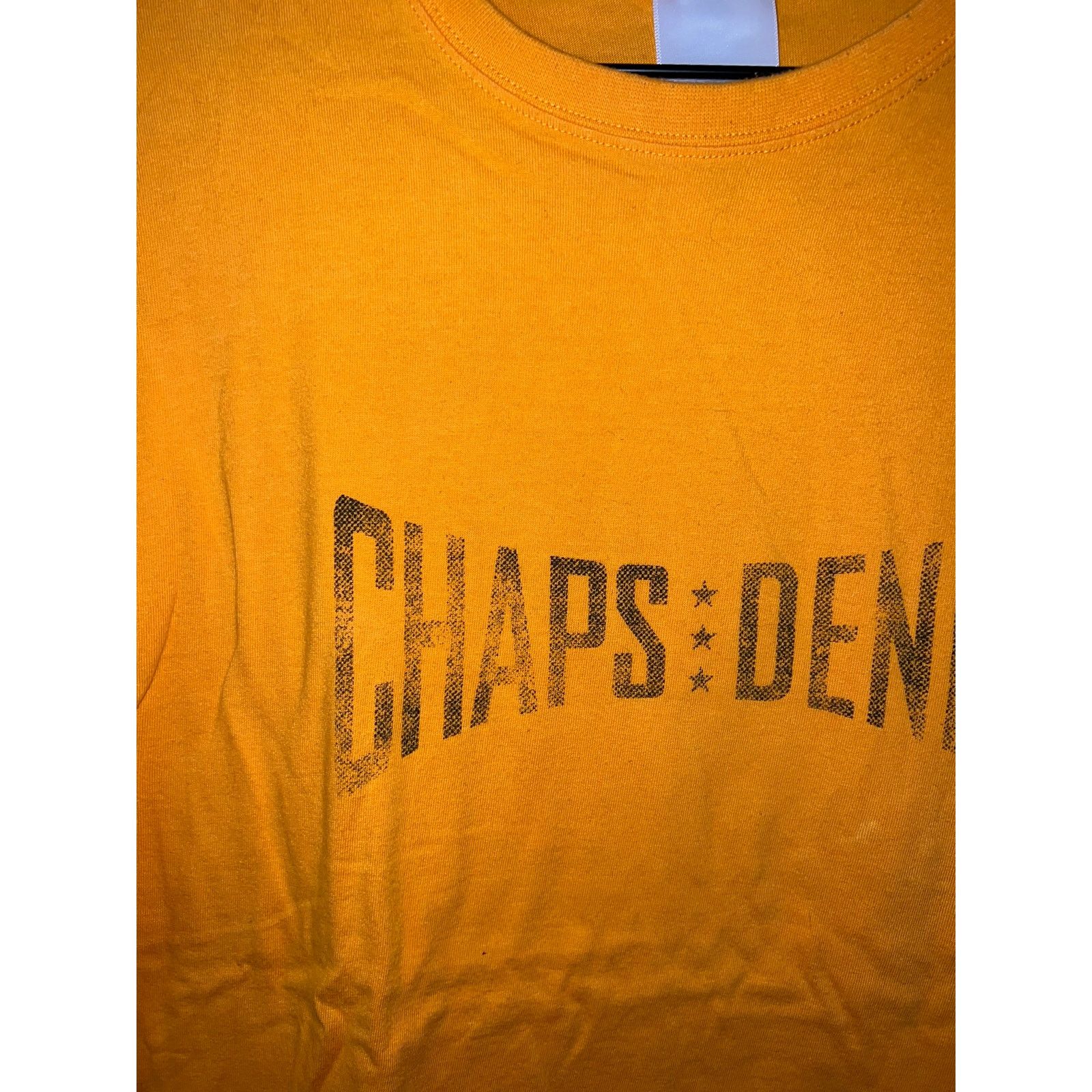 Chaps Y2K Chaps Denim Shirt Yellow Short Sleeve Tee 2000s L Large Size US L / EU 52-54 / 3 - 3 Thumbnail