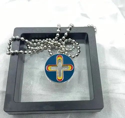 Other Cross Round Pendant Necklace Size ONE SIZE - 1 Thumbnail
