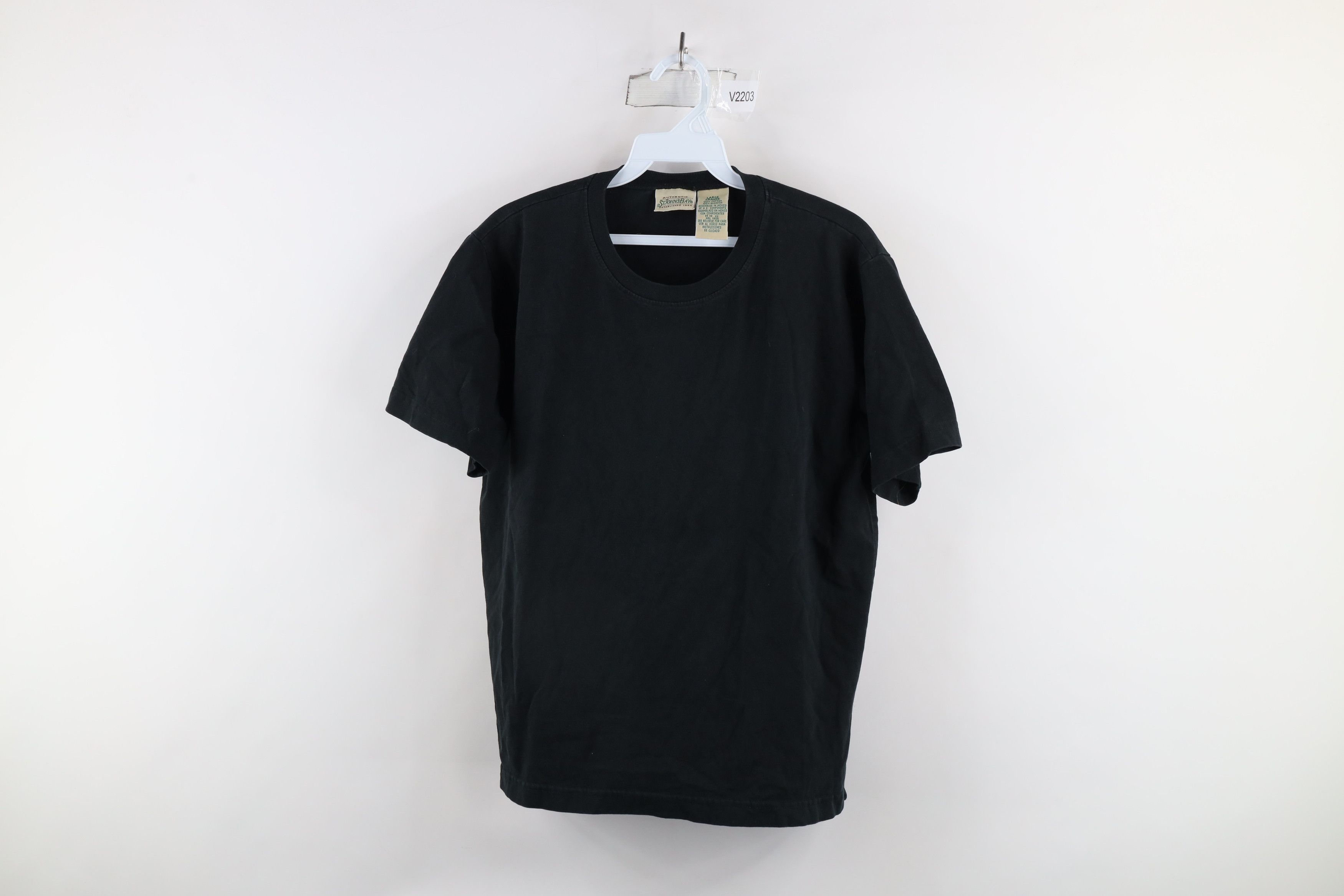 Vintage Vintage 90s Streetwear Short Sleeve T-Shirt Black Cotton Size L / US 10 / IT 46 - 1 Thumbnail