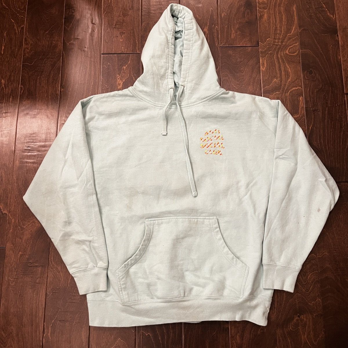Anti Social Social Club Sz XL ASSC Green Orange Hoodie Grailed