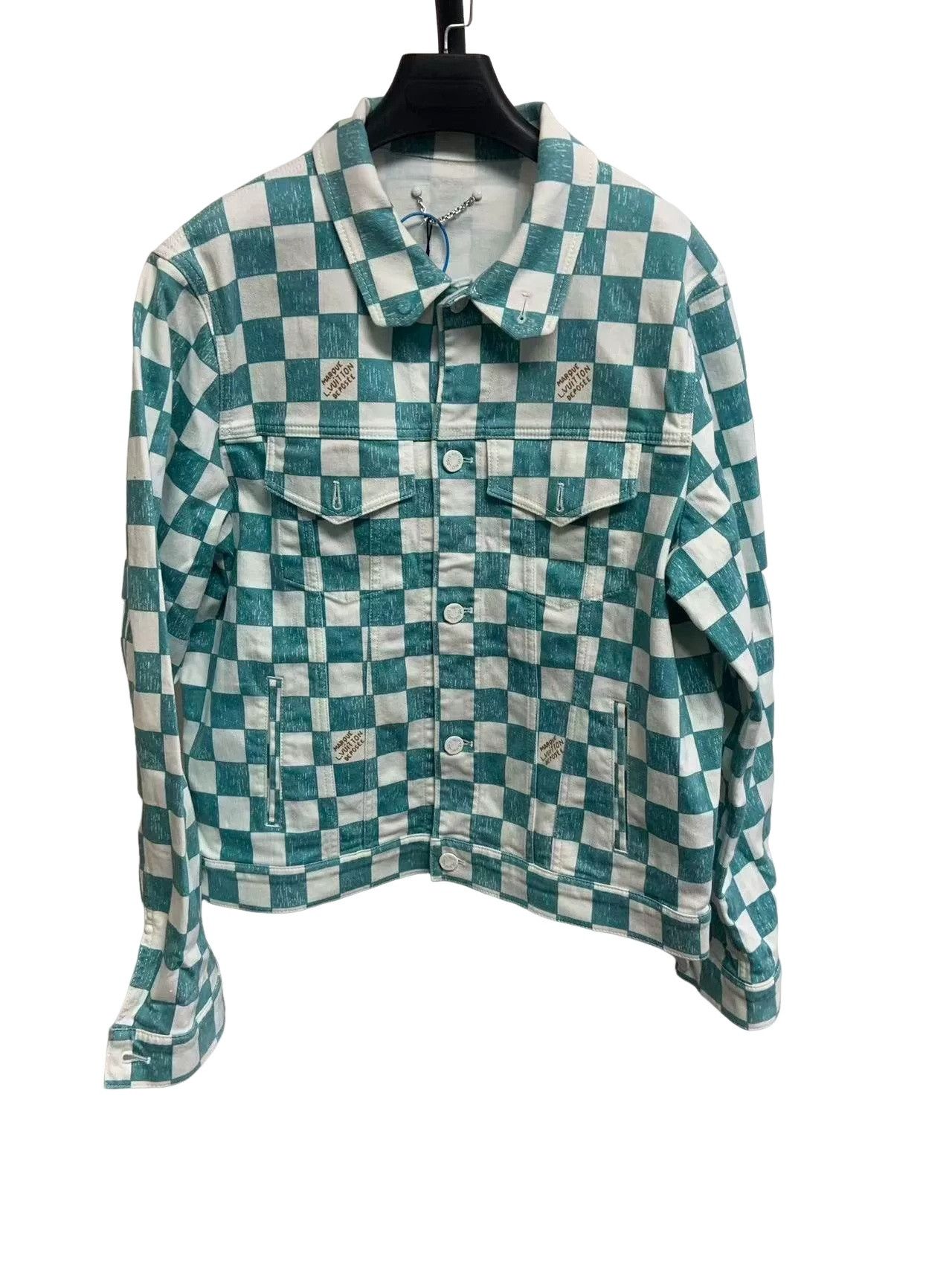 Louis Vuitton Louis Vuitton Damier Check Denim Jacket 54 Size US L / EU 52-54 / 3 - 1 Thumbnail