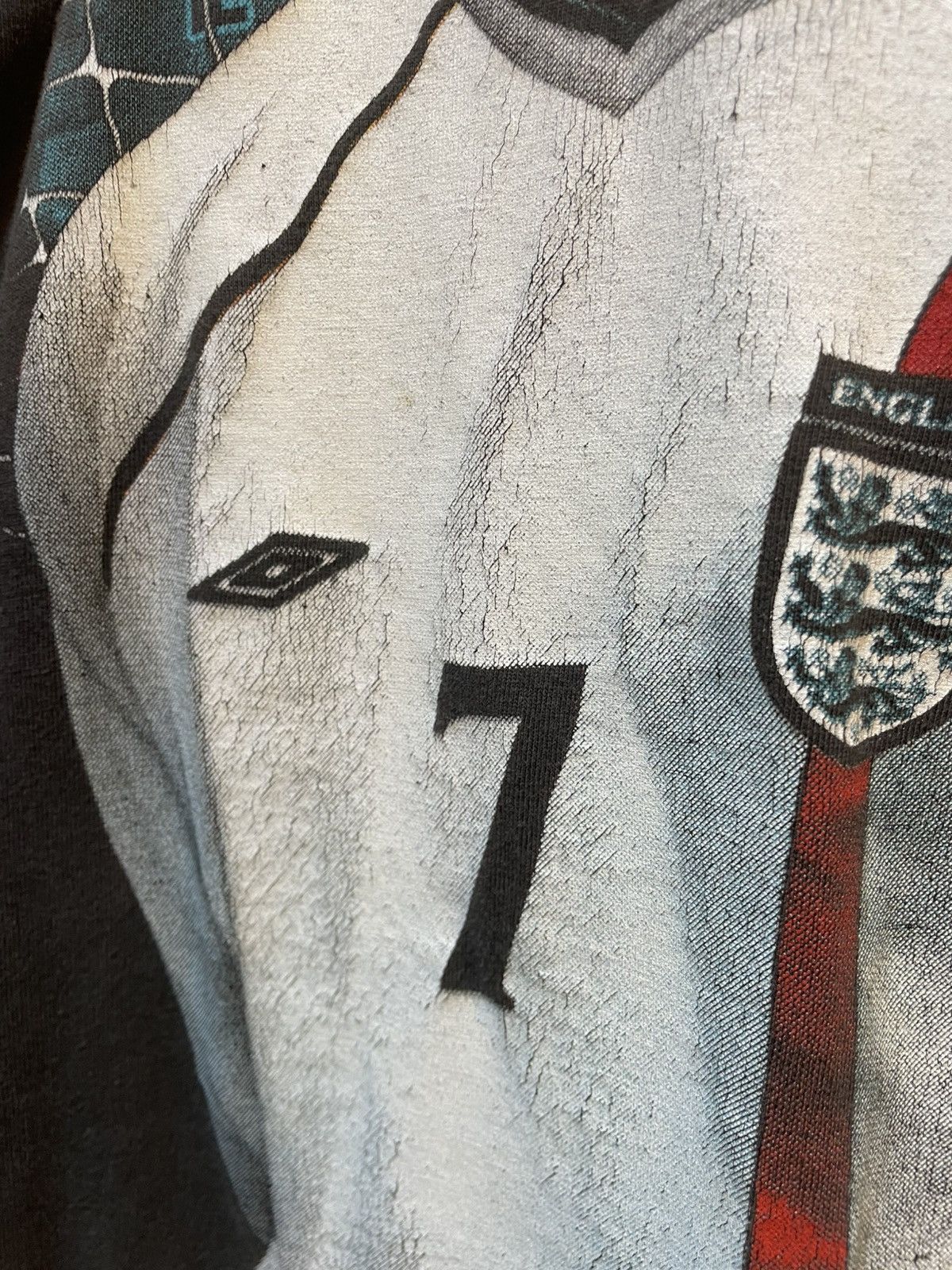 Other Y2K England Football BECKHAM Tee Size US M / EU 48-50 / 2 - 7 Thumbnail