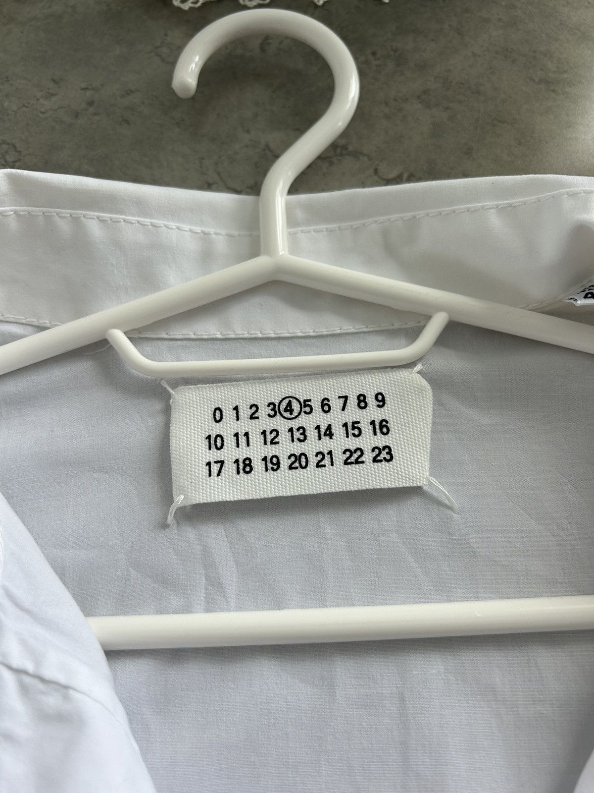 Maison Margiela Maisonmargiela women’s white button down top shirt Size L / US 10 / IT 46 - 6 Thumbnail
