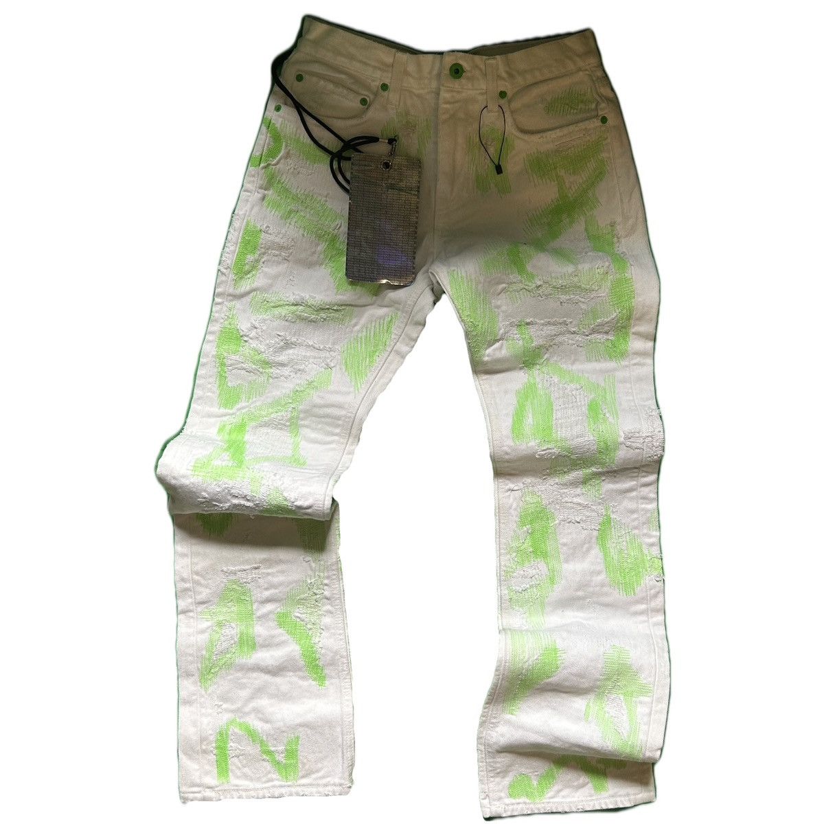 Endless Endless Denim Leather Pants | Grailed
