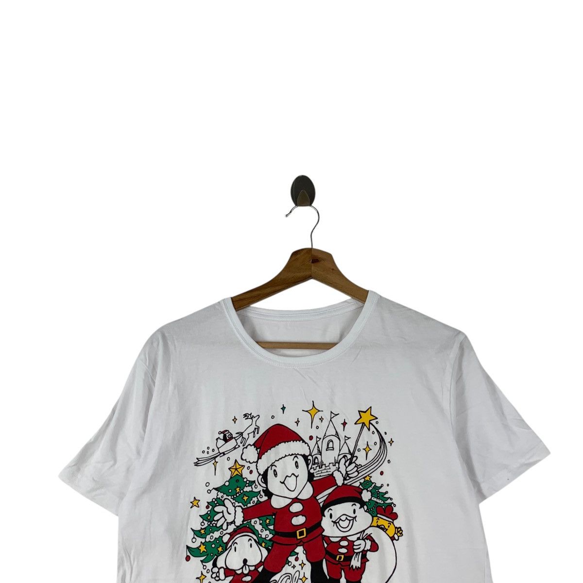 Vintage MASAHARU FUKUYAMA Lily Franky Christmas Tee Shirt Top Size S / US 4 / IT 40 - 2 Thumbnail