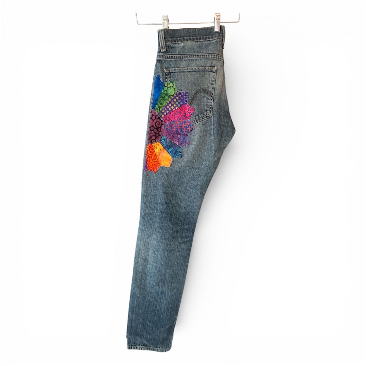 Levi's Patchwork Levi’s 511 Denim Jeans Size 28" / US 6 / IT 42 - 3 Thumbnail