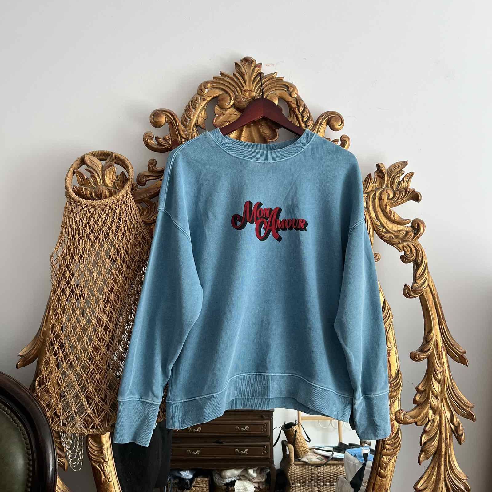 Zadig & Voltaire zadig voltaire sweatshirt mon amour Sz S Size S / US 4 / IT 40 - 1 Thumbnail