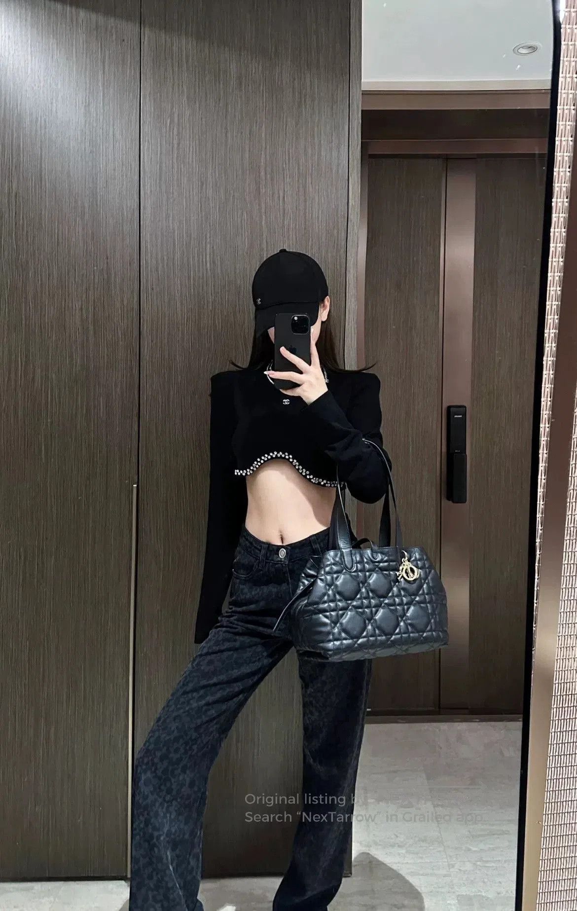 Chanel Chanel 24C Black Diamond Cropped Top. Size XXS / US 00 / IT 34 - 9 Thumbnail