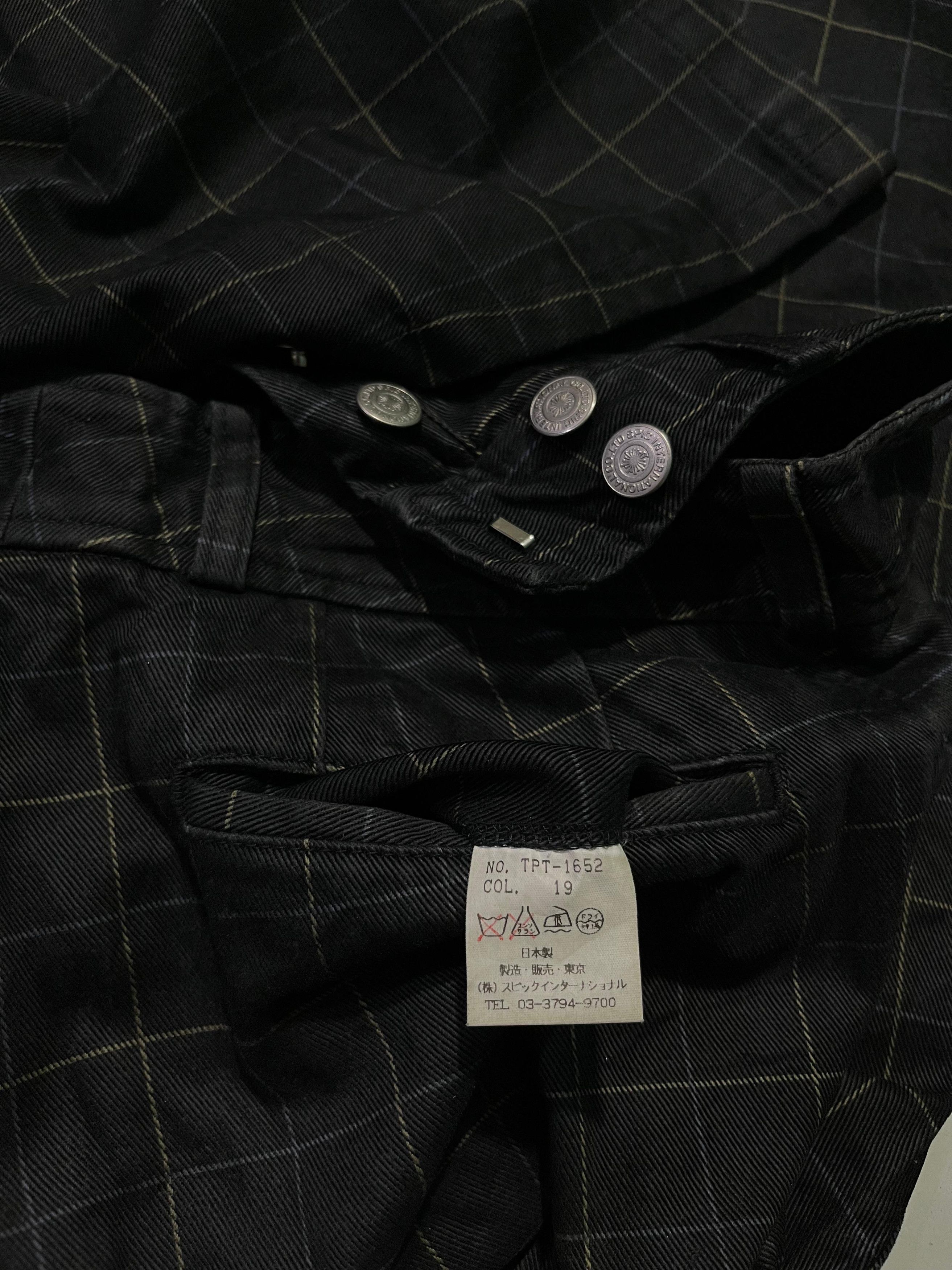 Tornado Mart Tornado Mart Tartan Flared Pants Size US 28 / EU 44 - 7 Thumbnail