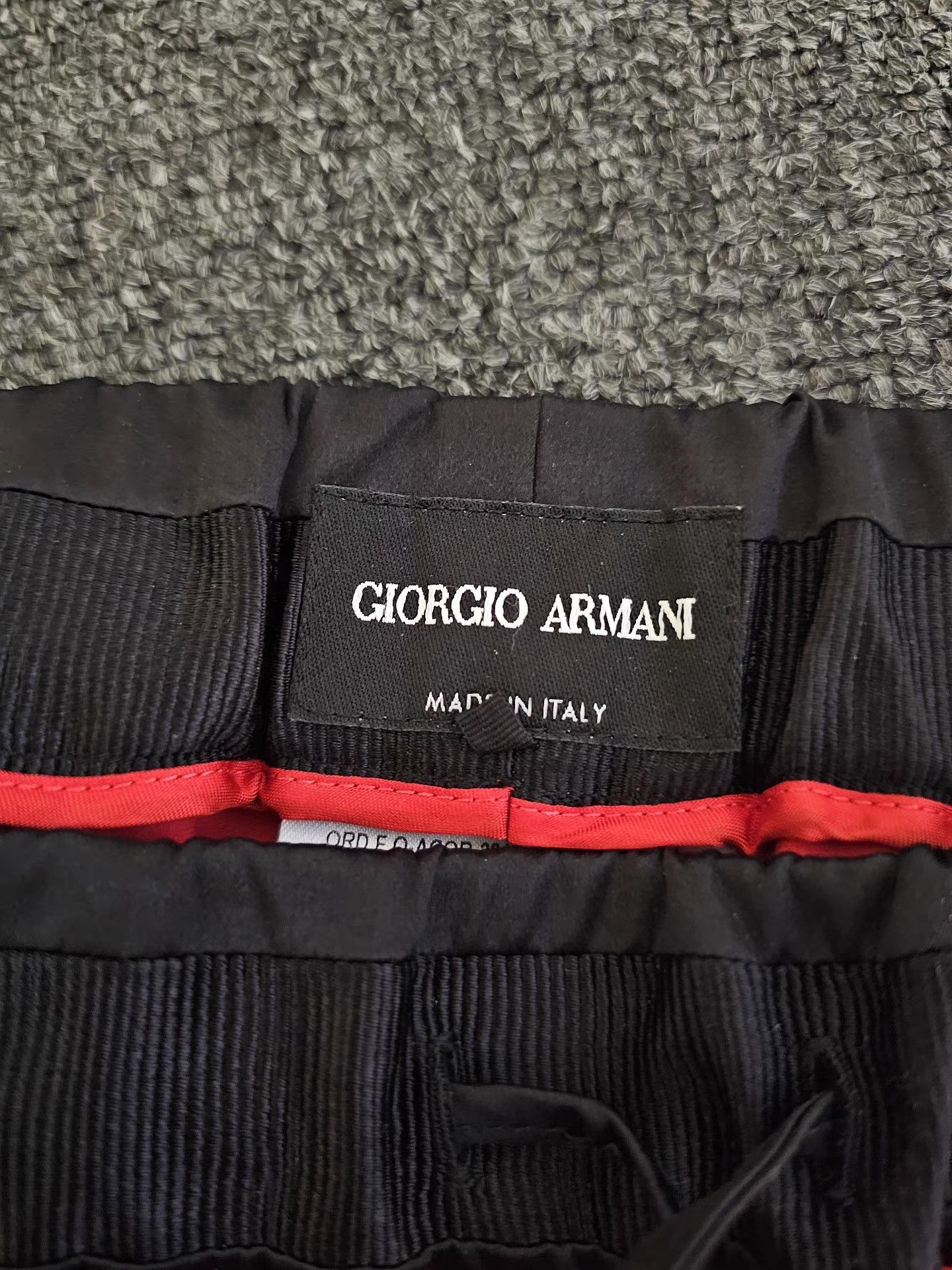 Giorgio Armani Giorgio Armani Main Line Women's Silk Track Pants Q4 Size 32" / US 10 / IT 46 - 4 Thumbnail