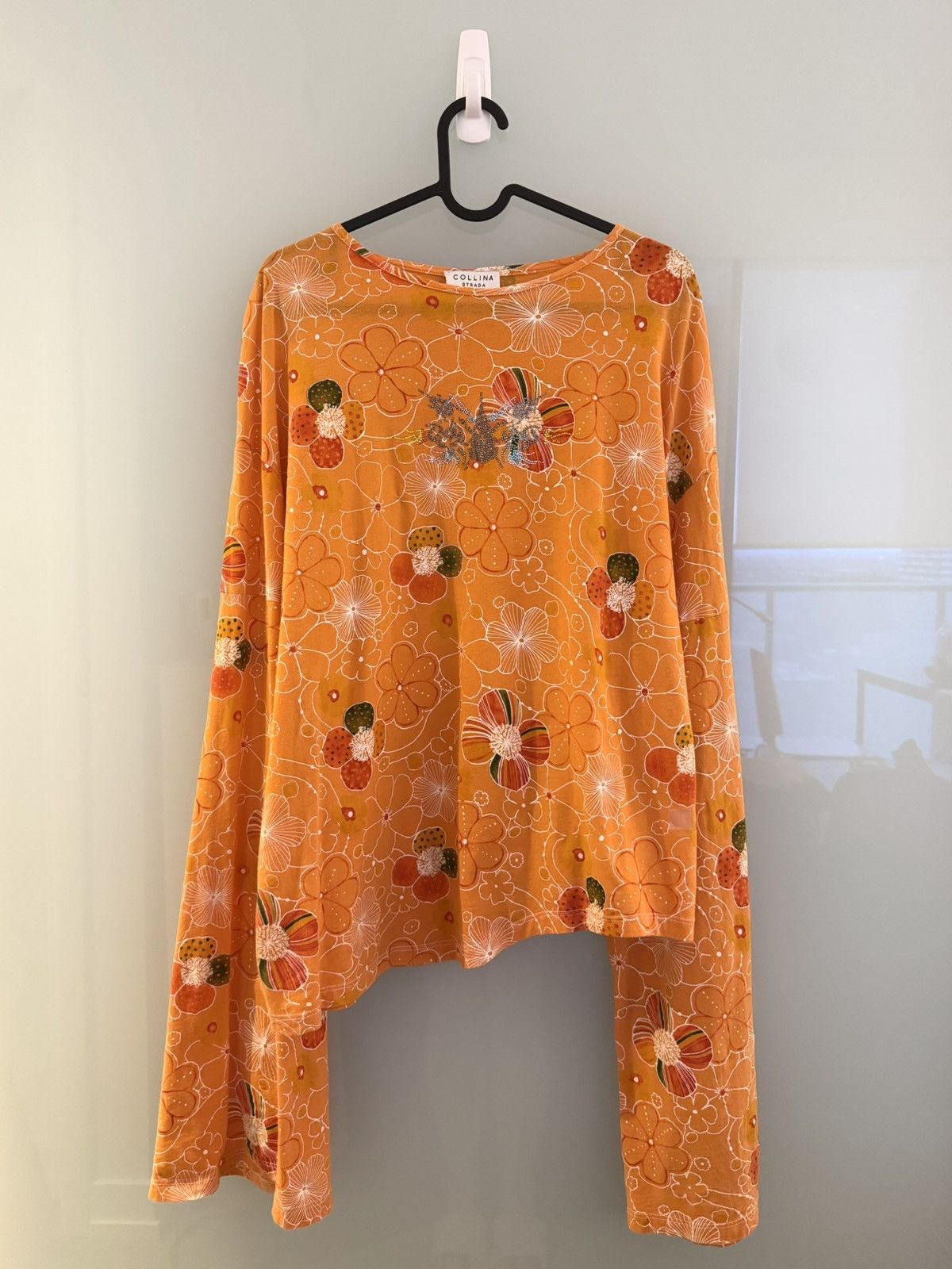 Collina Strada Collina Strada Asymmetrical Orange Blossom T-shirt Size M / US 6-8 / IT 42-44 - 1 Thumbnail