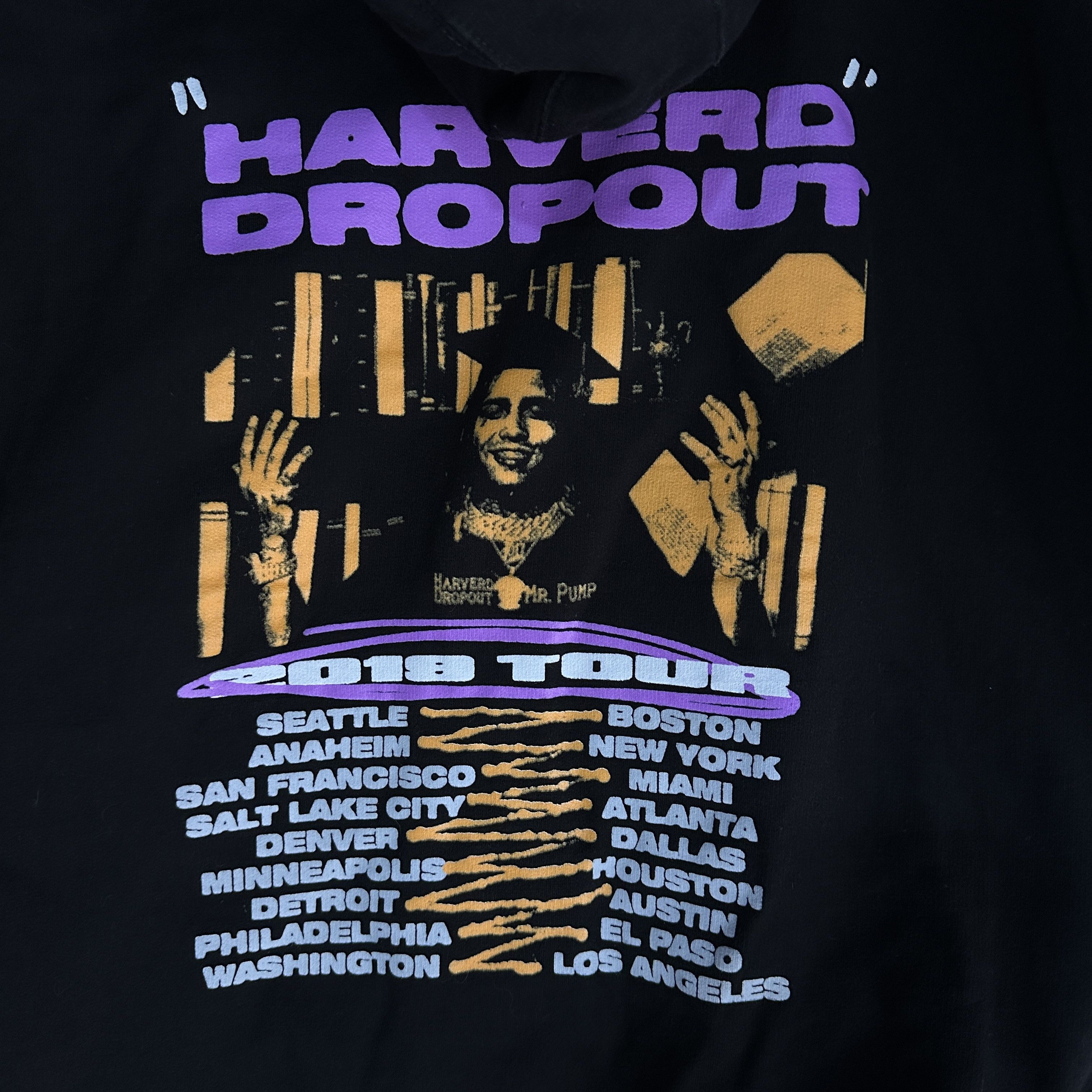 Other Lil Pump Unhappy Hoodie Mens Sz XL Black Harverd Drop Out Size US XL / EU 56 / 4 - 8 Thumbnail