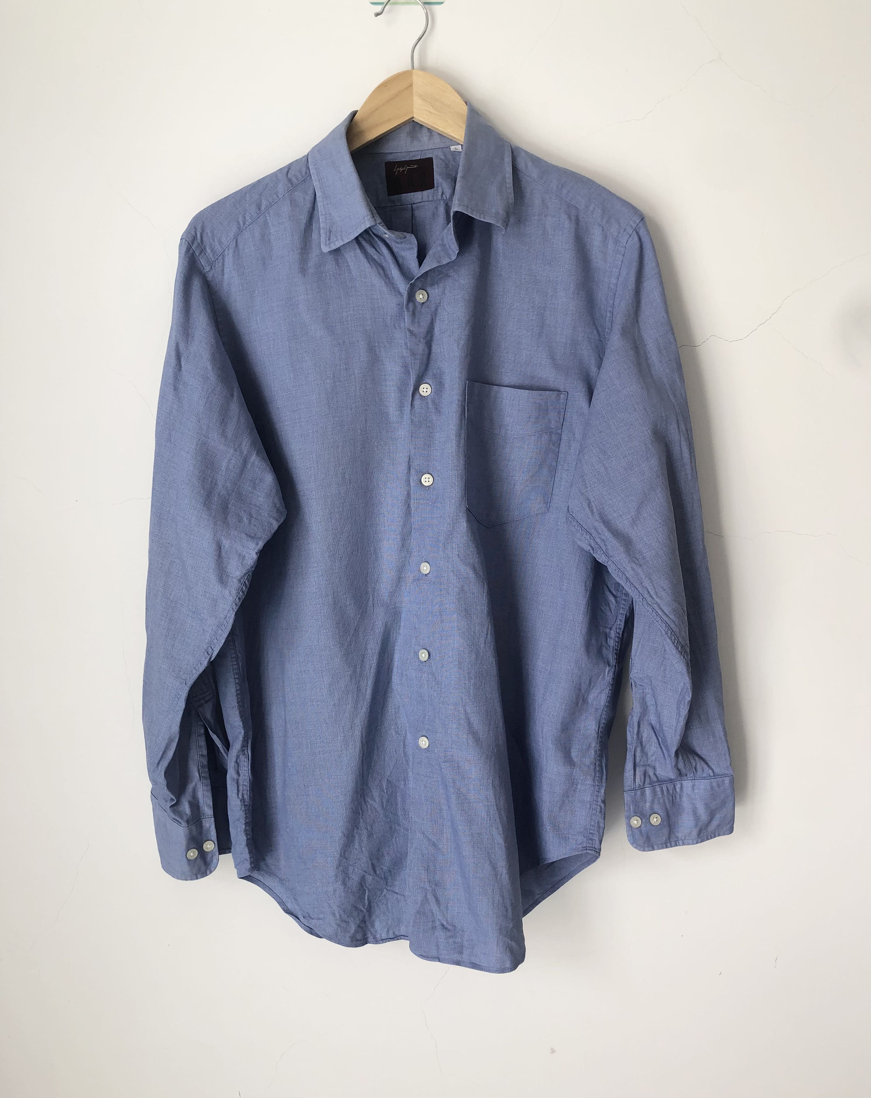 Yohji Yamamoto AAR blue shirt Size US L / EU 52-54 / 3 - 1 Thumbnail
