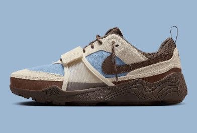Nike × Travis Scott Travis Scott x Nike Zoom Field Jaxx Leche Blue Size US 11.5 / EU 44-45 - 8 Thumbnail