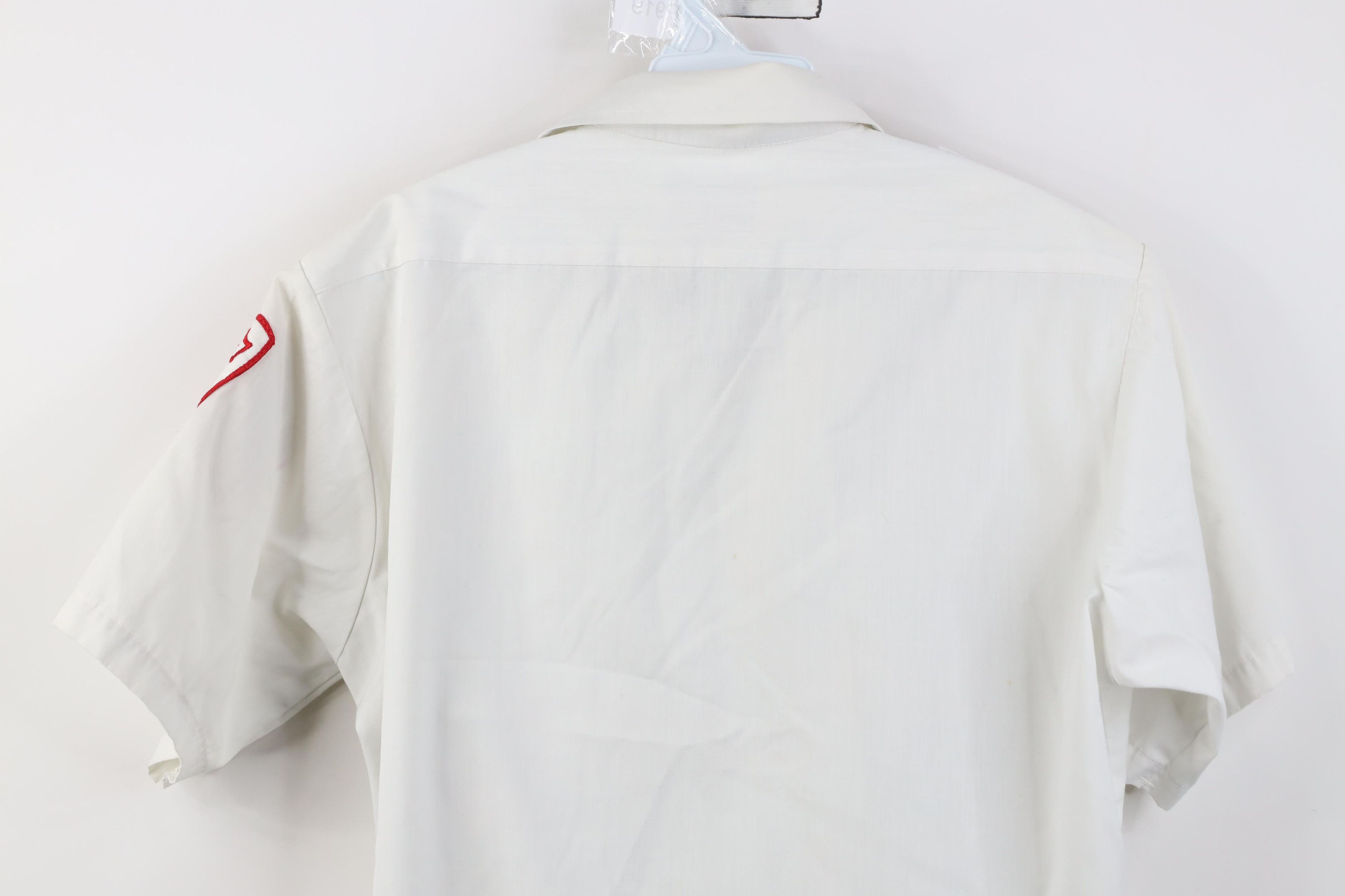 Vintage Vintage 70s Maumee Fire Department Button Shirt White USA Size US M / EU 48-50 / 2 - 16 Thumbnail