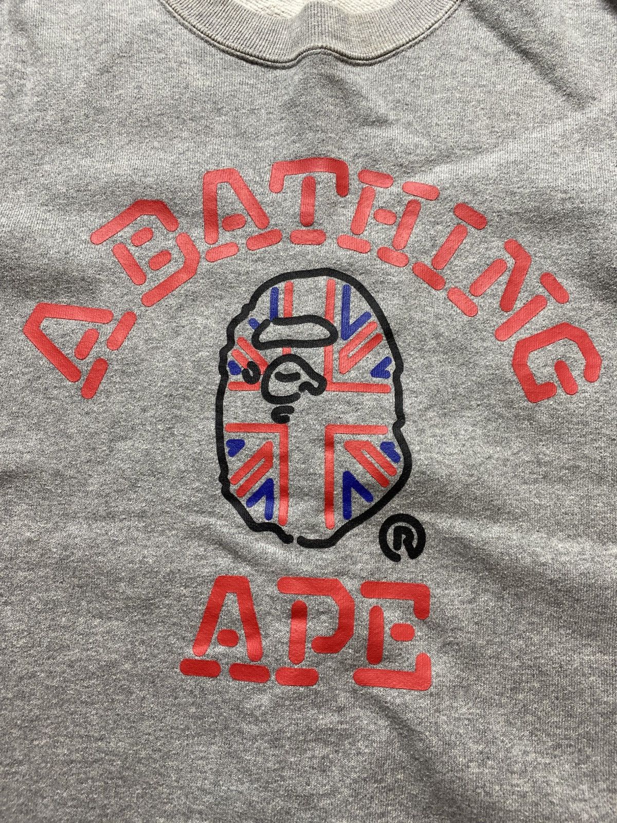 Bape Bape union jack logo sweatshirt Size US S / EU 44-46 / 1 - 2 Thumbnail