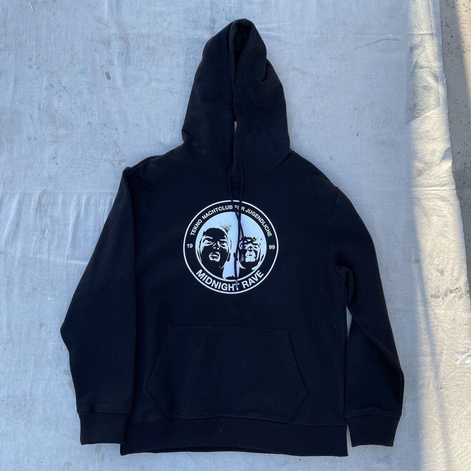 Midnight Studios Midnight Studios Rave Tekno Nightclub Punk Black Hoodie L Size US L / EU 52-54 / 3 - 1 Thumbnail