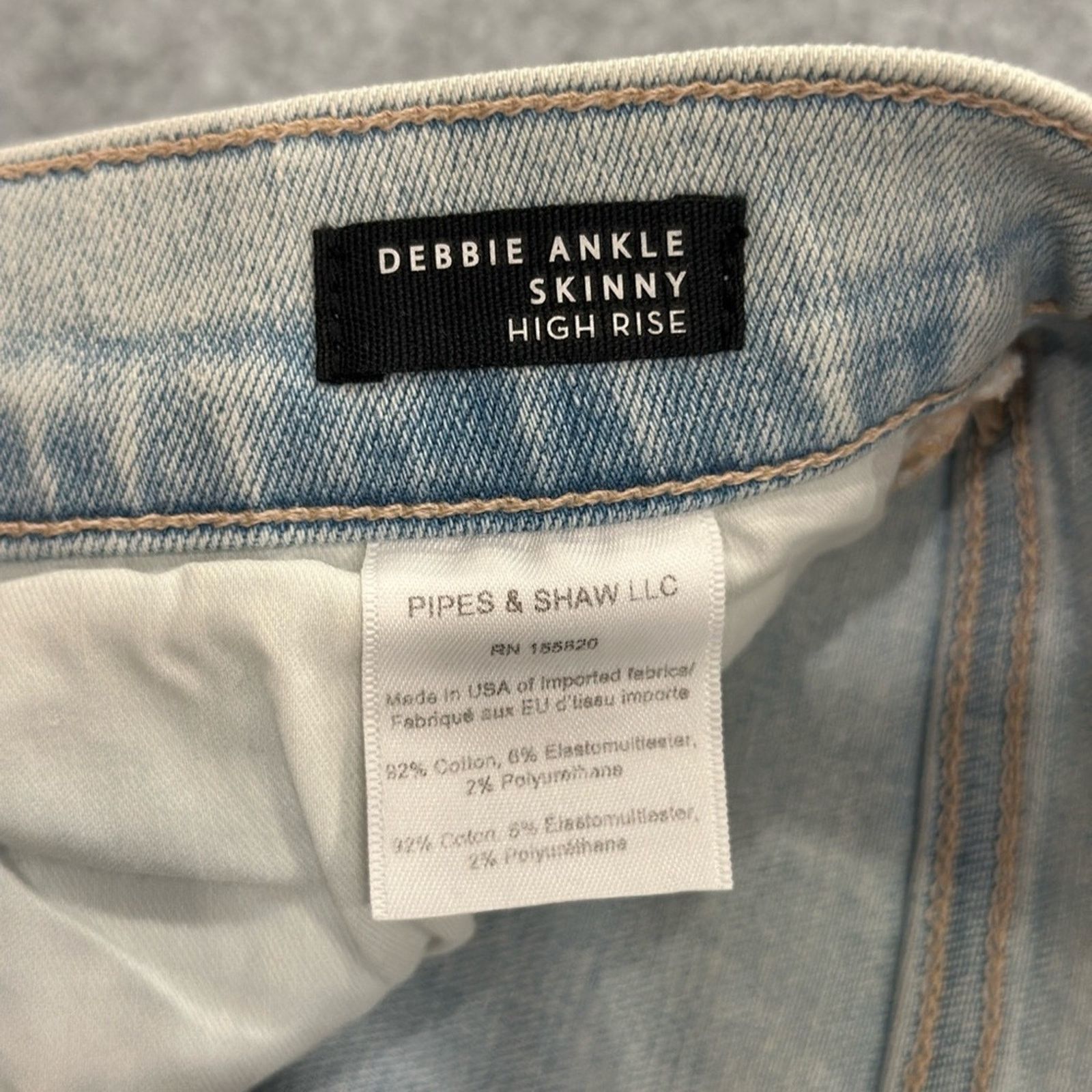 Veronica Beard Veronica Beard Debbie Skinny Jeans - Everest Wash Size 30" / US 8 / IT 44 - 5 Thumbnail