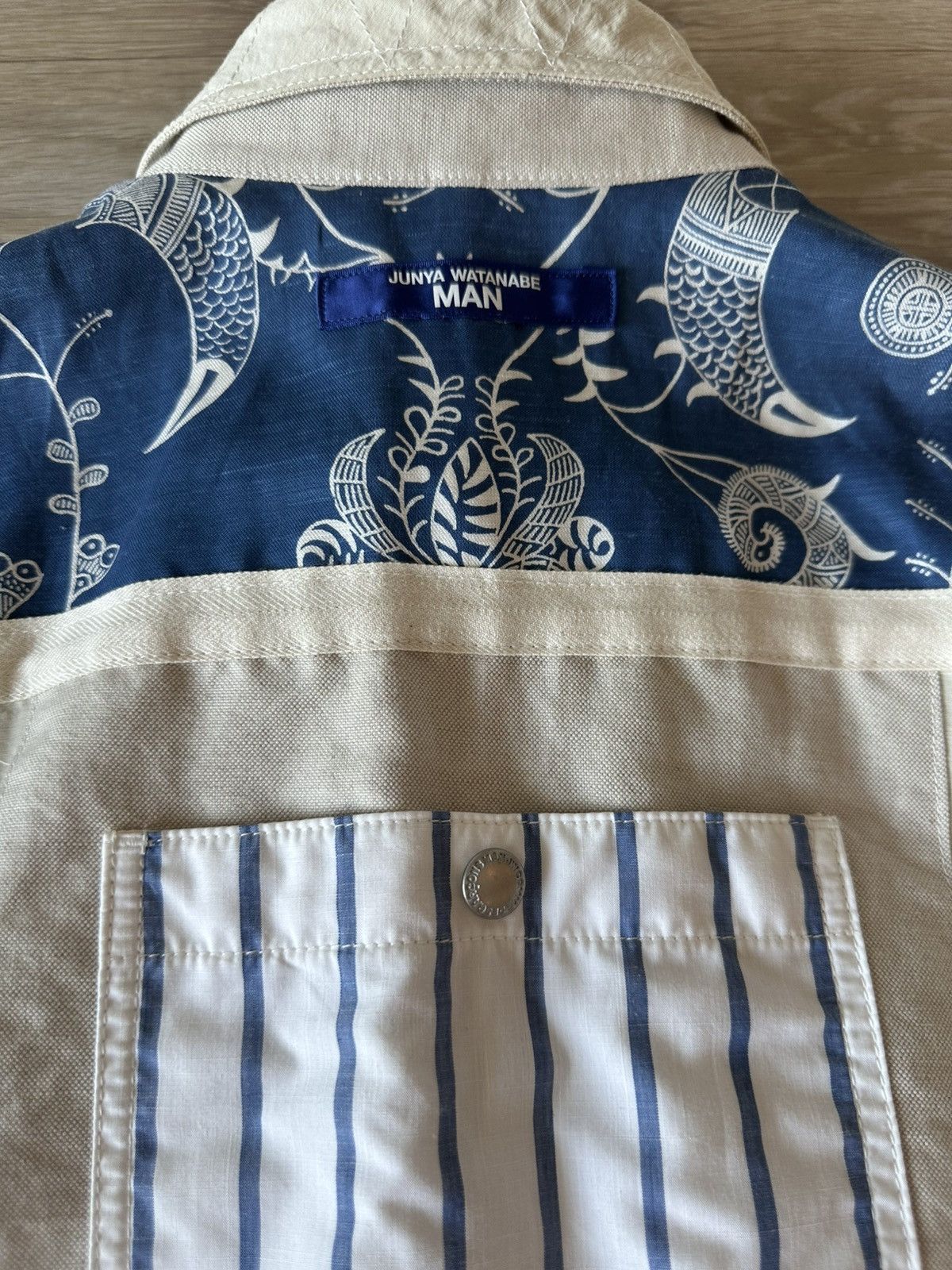Junya Watanabe Junya Watanabe Man reversible shirt jacket Size US L / EU 52-54 / 3 - 4 Thumbnail