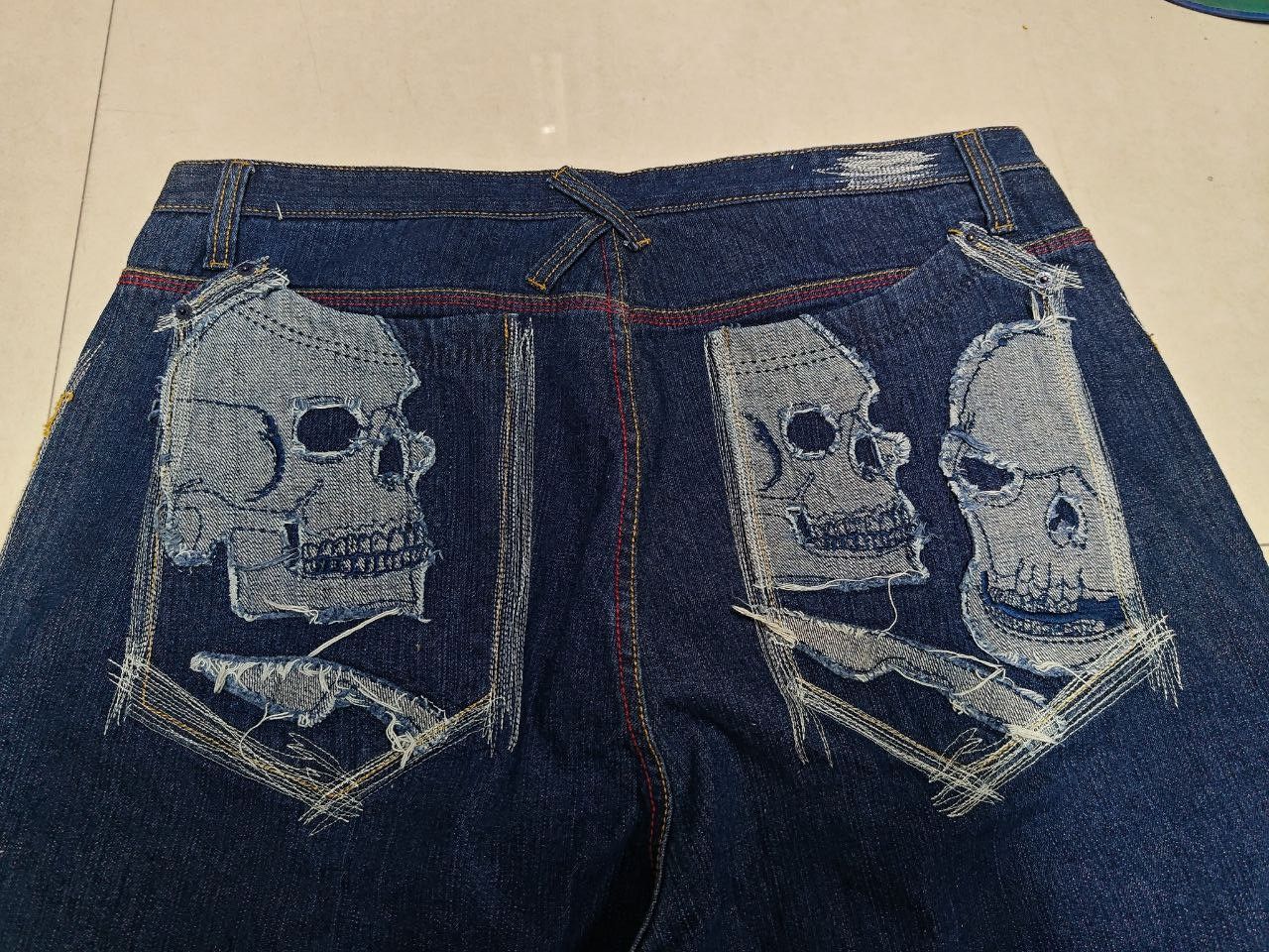 Artful Dodger artful dodger skull baggy jeans Size US 40 / EU 56 - 3 Thumbnail