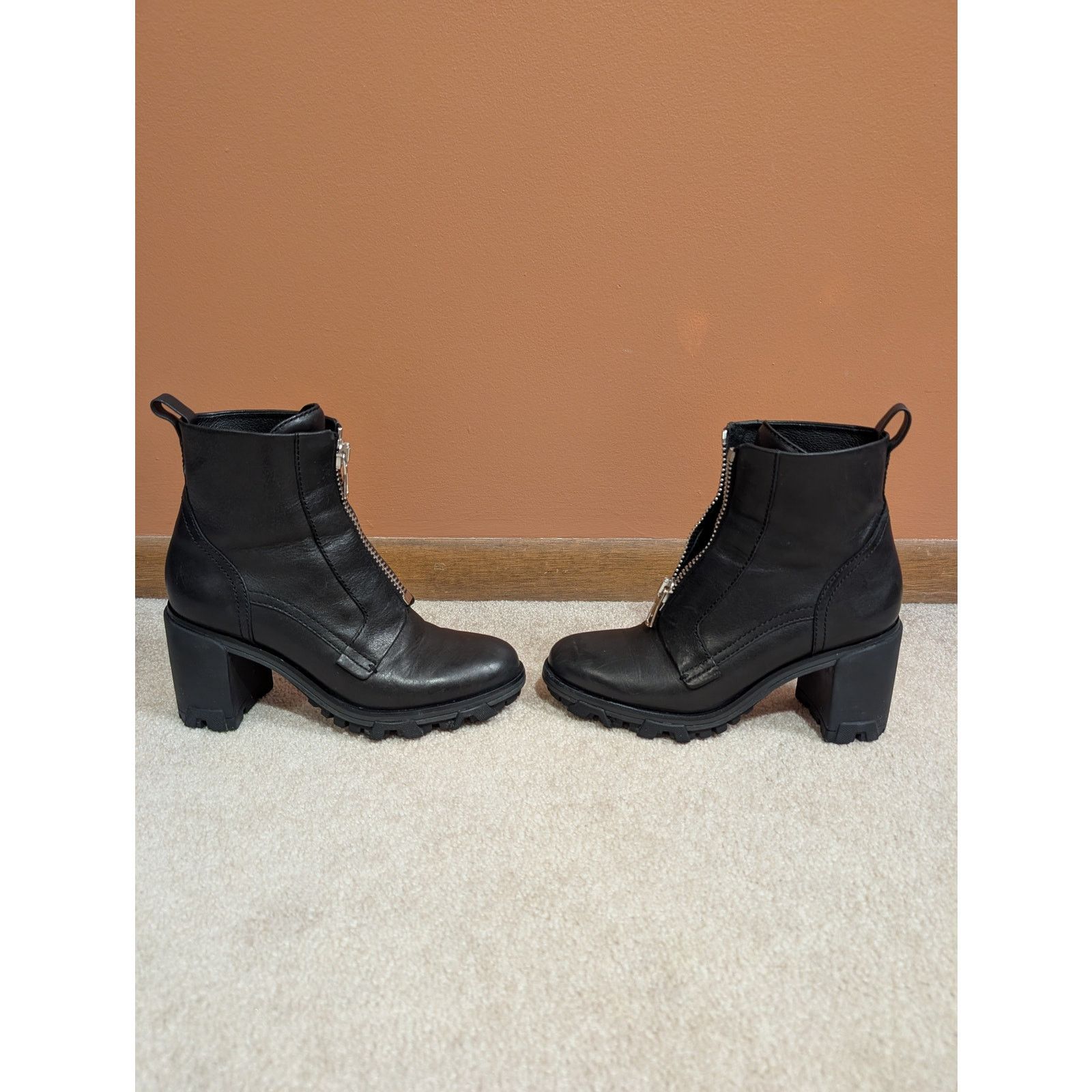 Rag & Bone Rag & Bone Women's Shiloh High Zip Boot - Leather 40EU 10US Size US 10 / IT 40 - 3 Thumbnail