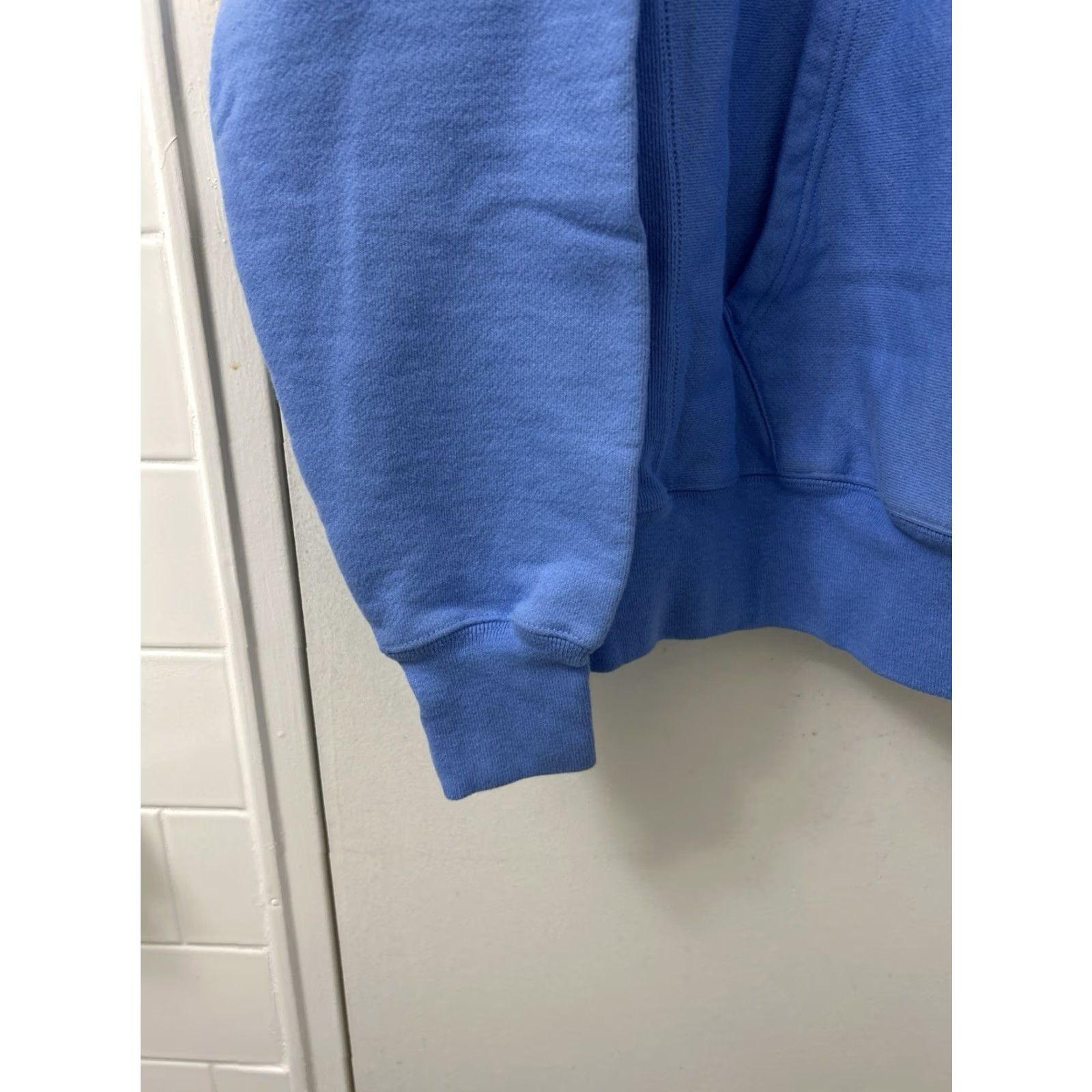 Champion Champion Reverse Weave Hoodie Mens Large Blue Cheyney College Logo Pullover Corded Pockets Size US L / EU 52-54 / 3 - 7 Thumbnail