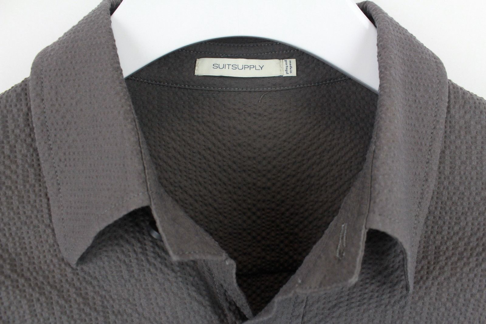 Suitsupply SUITSUPPLY William Jacket Men's UK 44 Seersucker Overshirt Size US XL / EU 56 / 4 - 6 Thumbnail