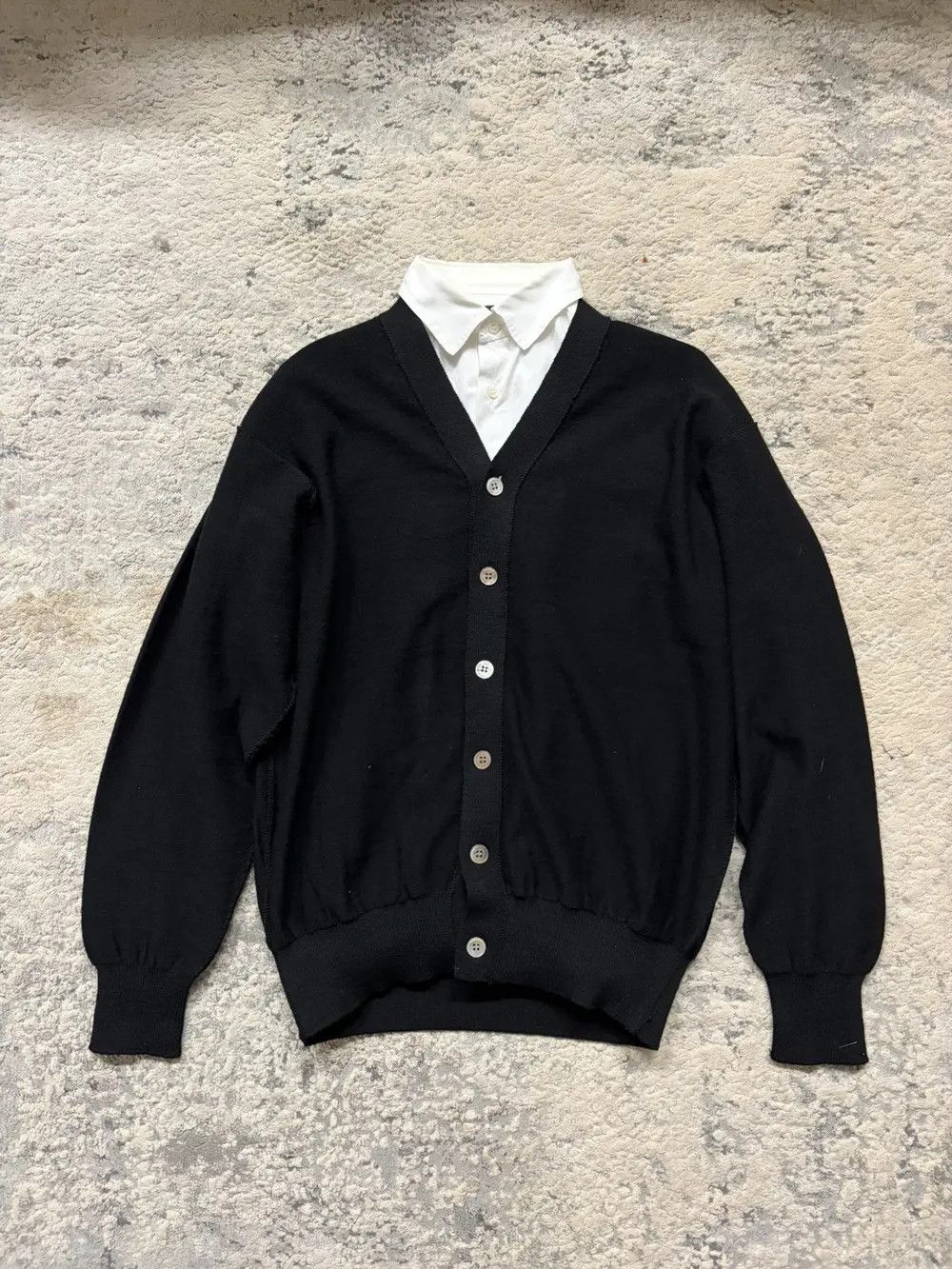 Comme des Garcons Homme Plus 1998 White Button Up Shirt Size US L / EU 52-54 / 3 - 8 Thumbnail