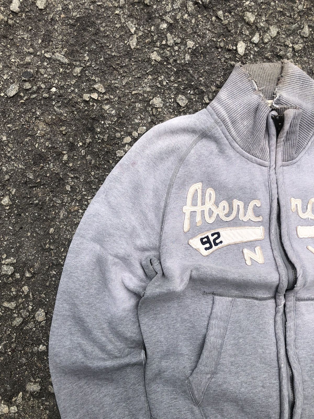 Abercrombie & Fitch Vintage Abercrombie & Fitch Big Logo Zipper Sweater Size US M / EU 48-50 / 2 - 7 Thumbnail