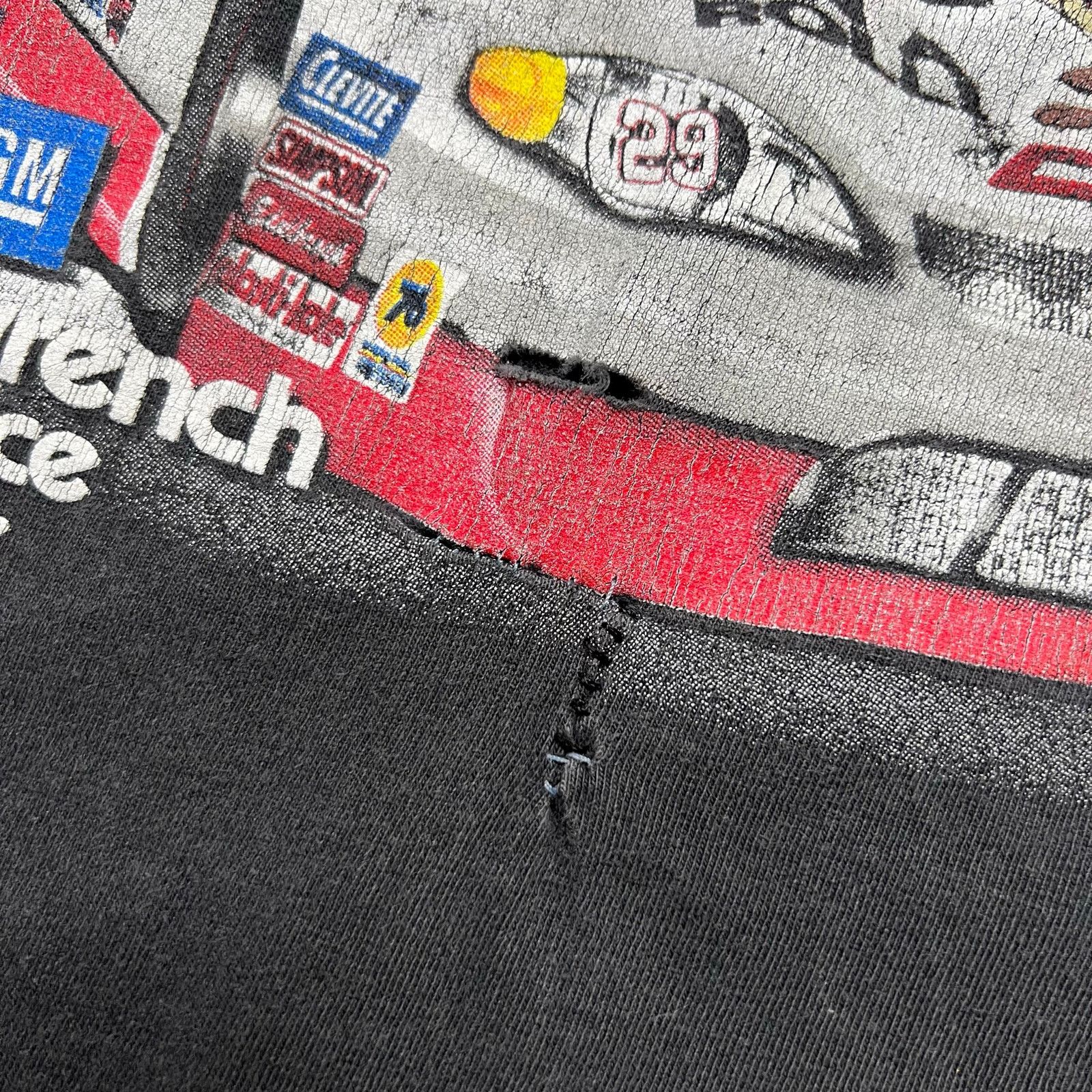 Chase Authentics Vintage 90s Kevin Harvick T Shirt 2XL Black Looney Tunes Size US XXL / EU 58 / 5 - 3 Thumbnail