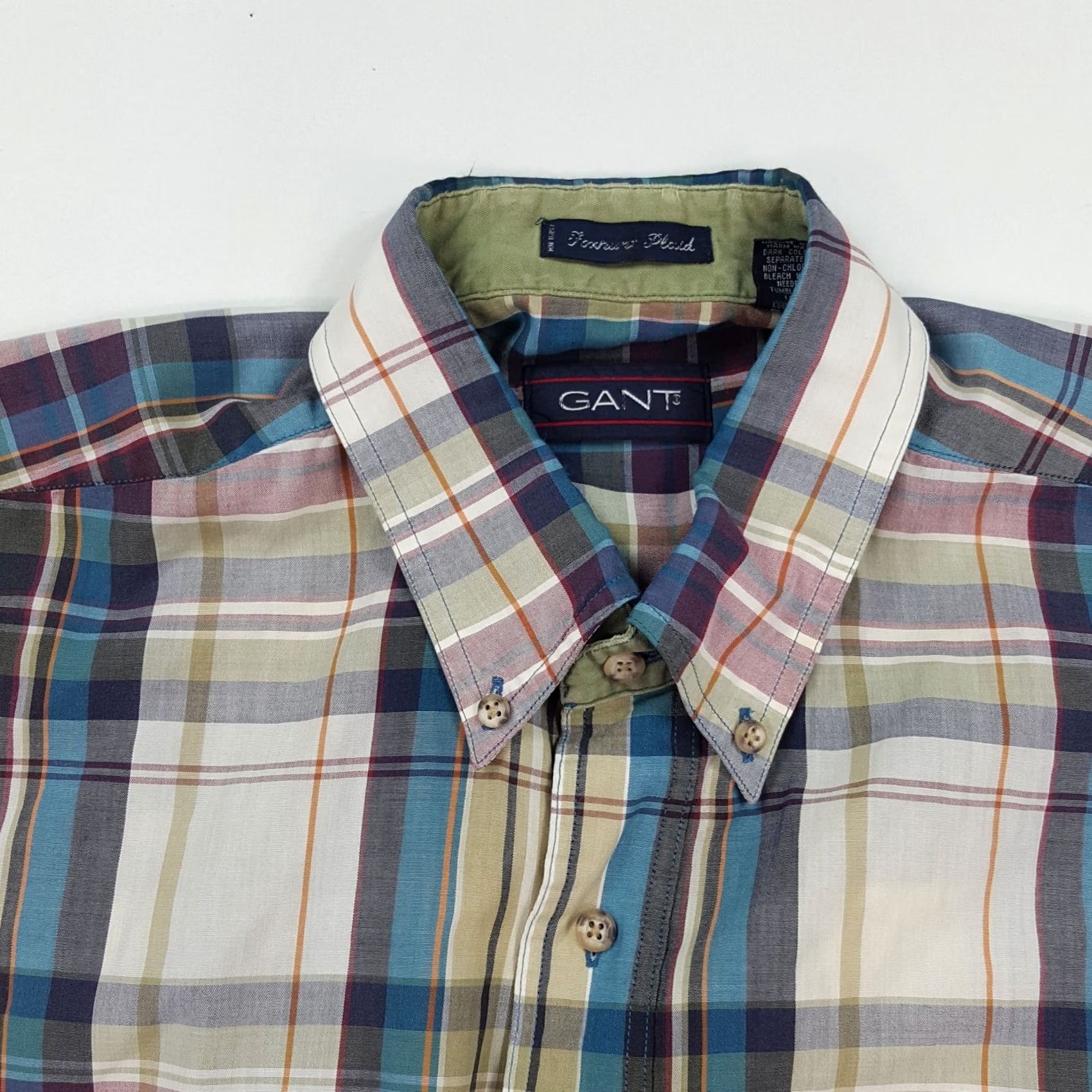 Gant VINTAGE GANT Plaid Collared Men's Size L Button-Up Shirt Short Sleeve Western Cowboy Size US L / EU 52-54 / 3 - 5 Thumbnail