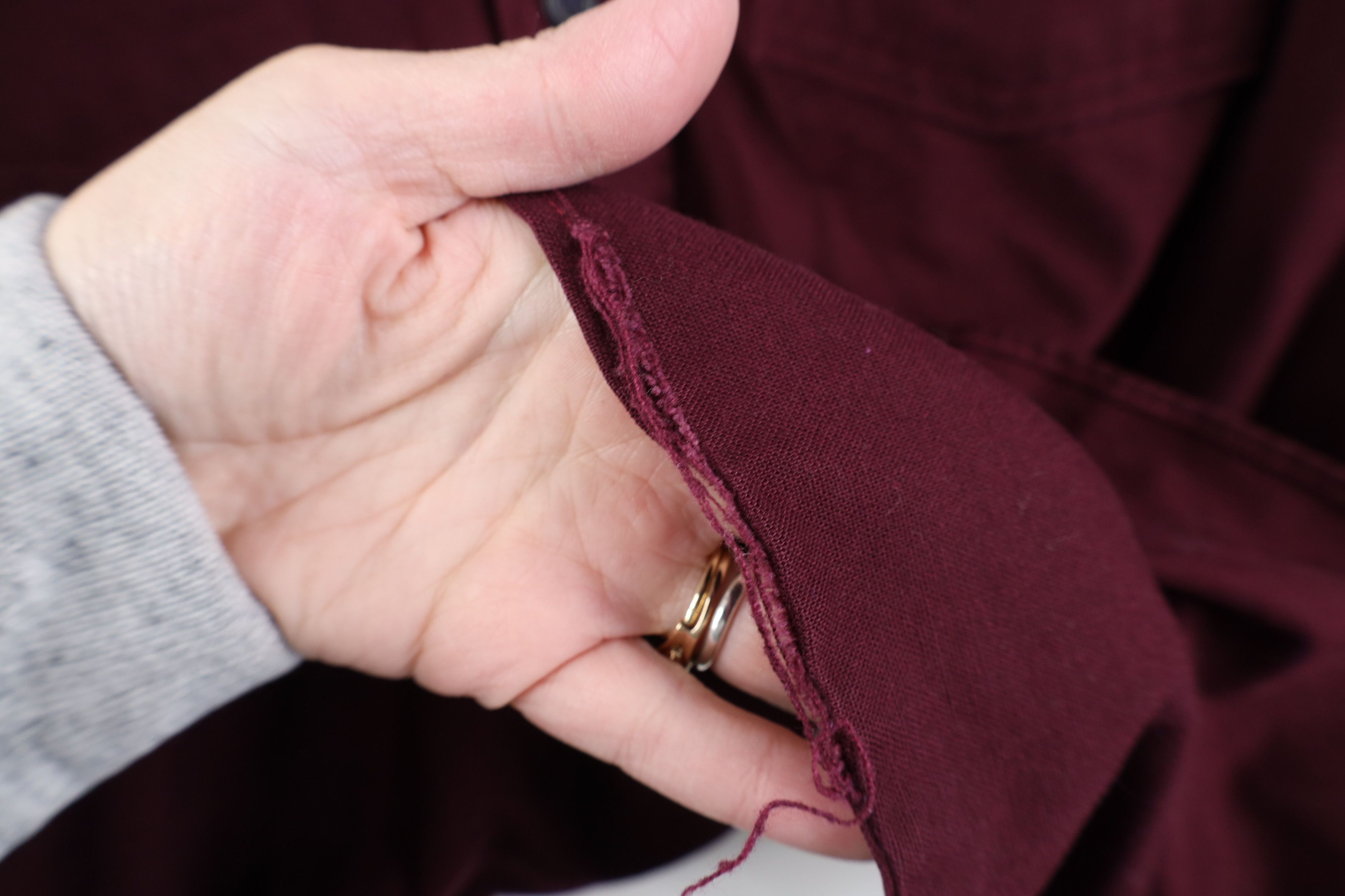 Vintage Vintage 70s Streetwear Chamois Cloth Button Shirt Maroon USA Size US XXL / EU 58 / 5 - 6 Thumbnail