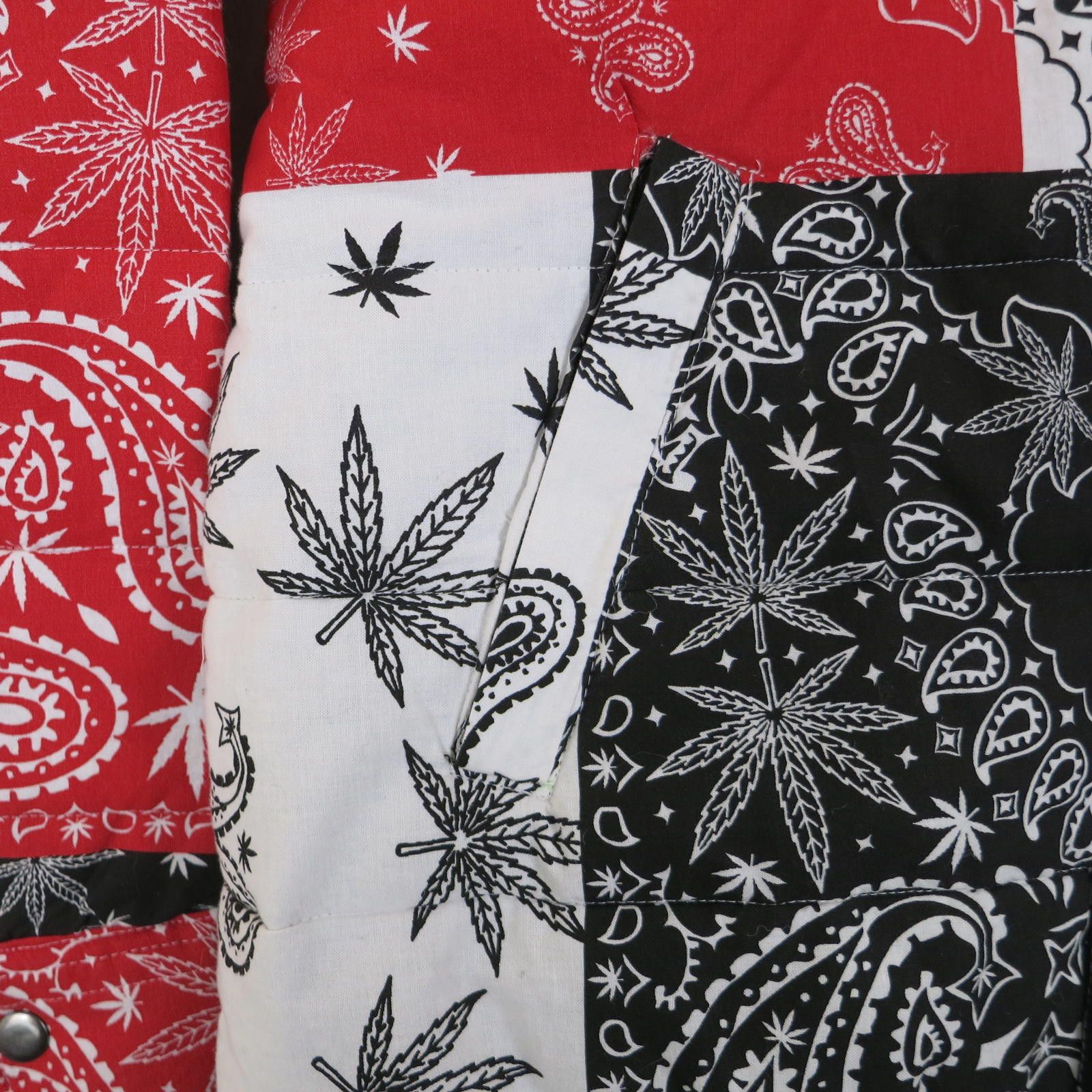 Eighty Eight Men's S Eighty Eight Patchwork Bandana Print Jacket Size US S / EU 44-46 / 1 - 3 Thumbnail