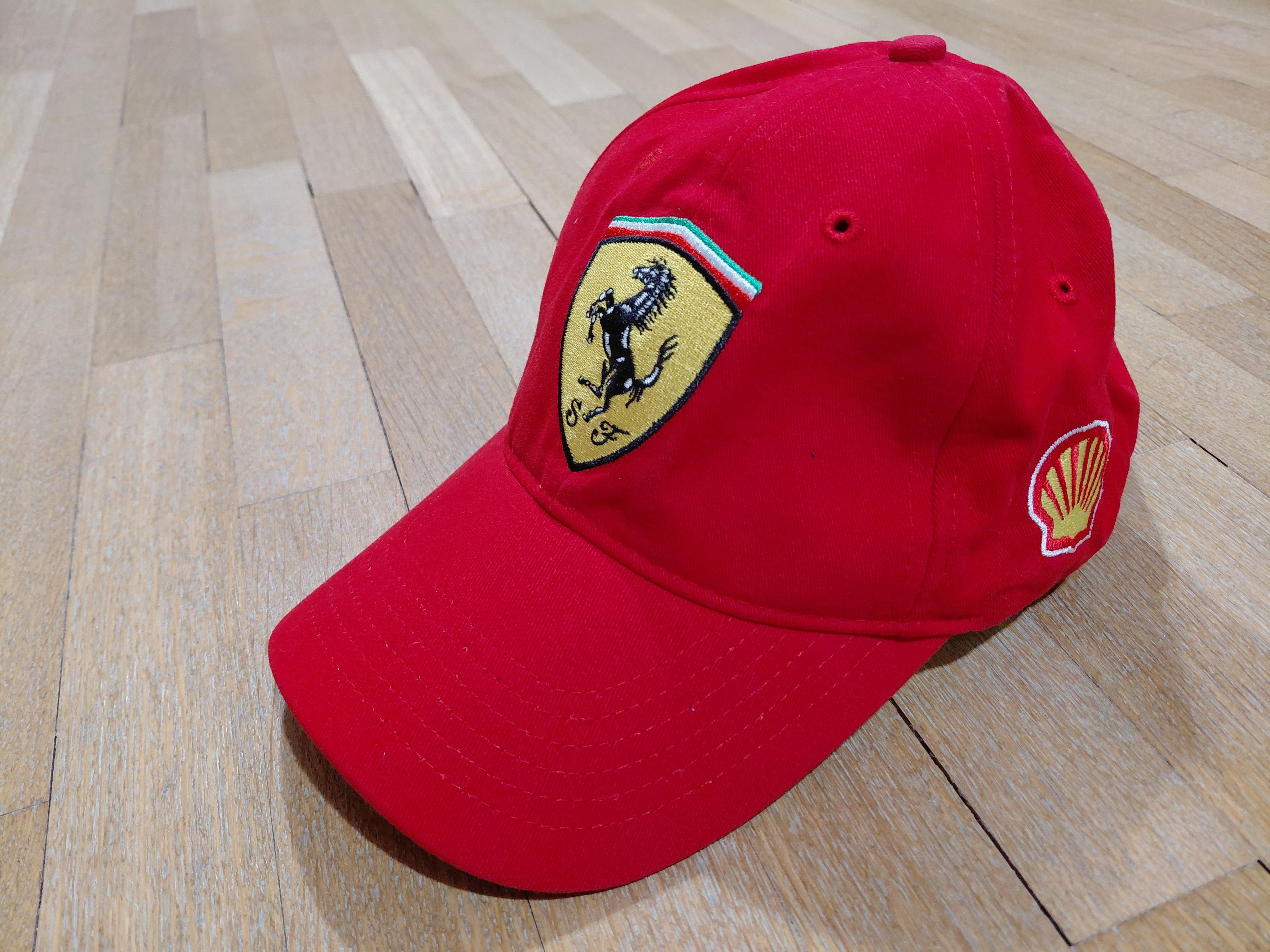 Ferrari Ferrari Logo Baseball Cap F1 One Size Metal Snapback Hat Size ONE SIZE - 1 Thumbnail