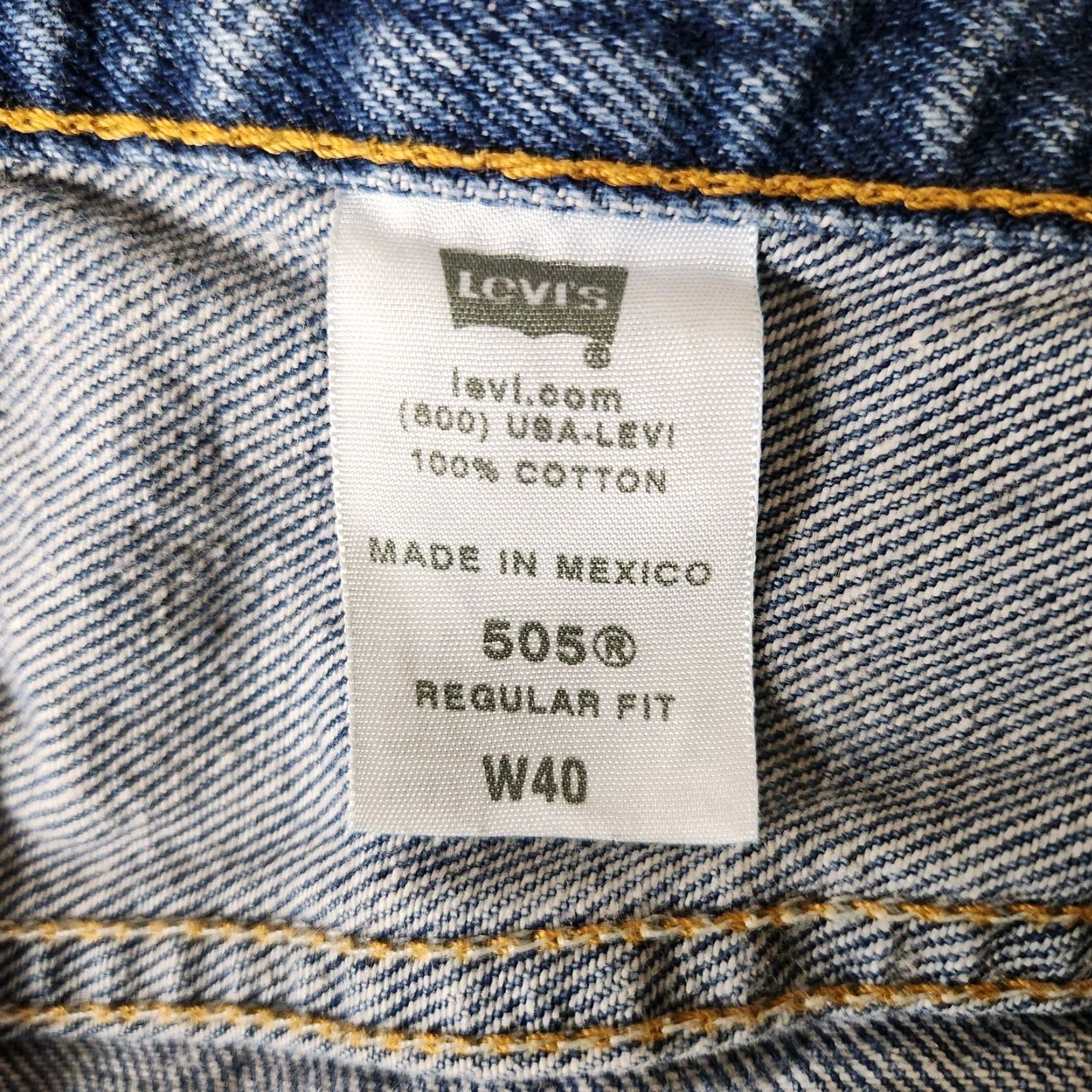 Levi's VINTAGE Levi's Mens Bermuda 90s 505 Jorts Jean Shorts 40 Blue Cotton Zip Fly 5-Pocket Mens Regular Classic Casual Summer 90s Theme Size US 40 / EU 56 - 7 Thumbnail