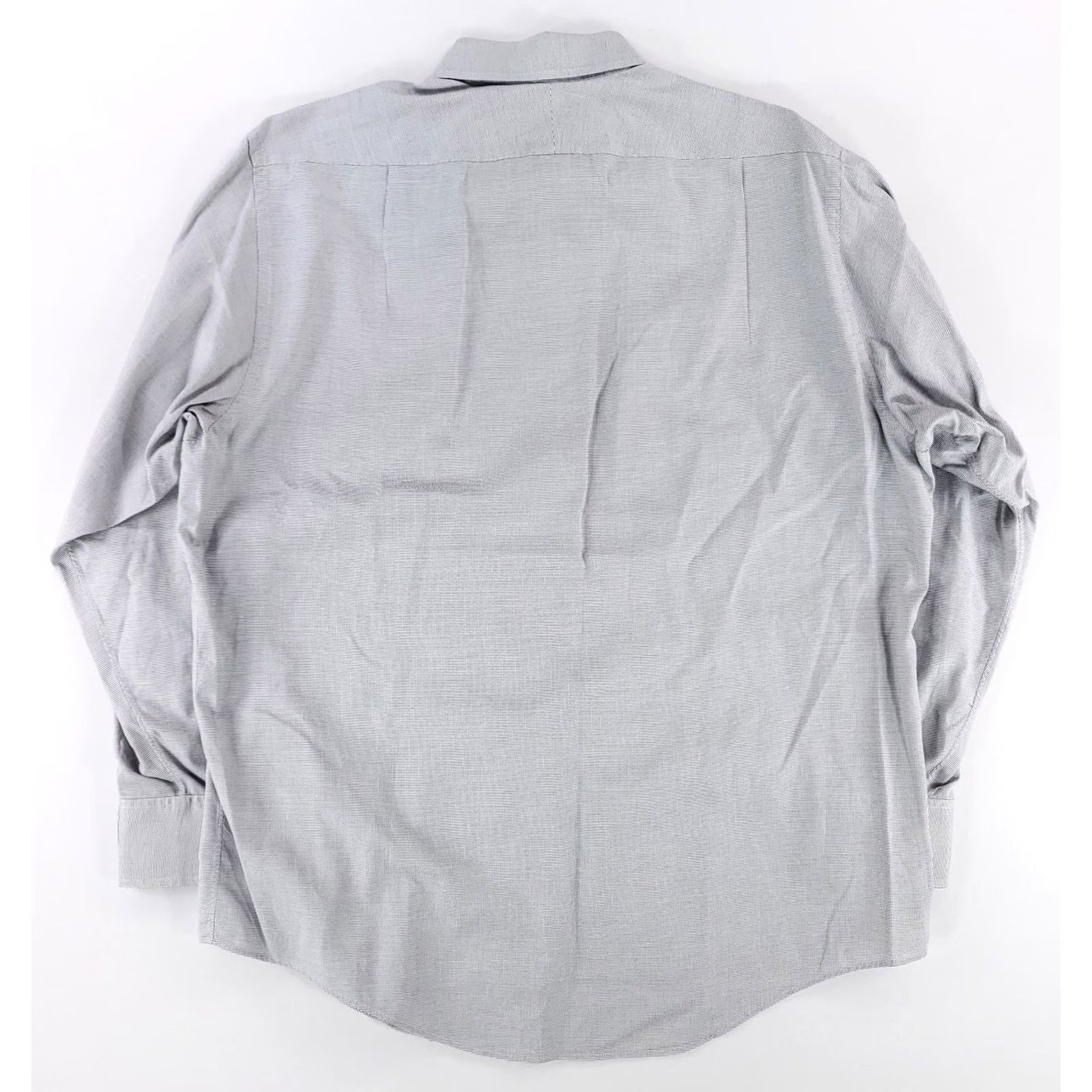 Brooks Brothers Brooks Brothers Makers Button Up Shirt Gray Black White Multicolor Made USA Mens 17-35 Long Sleeve Button-Up Shirt Mens Size US XL / EU 56 / 4 - 3 Thumbnail