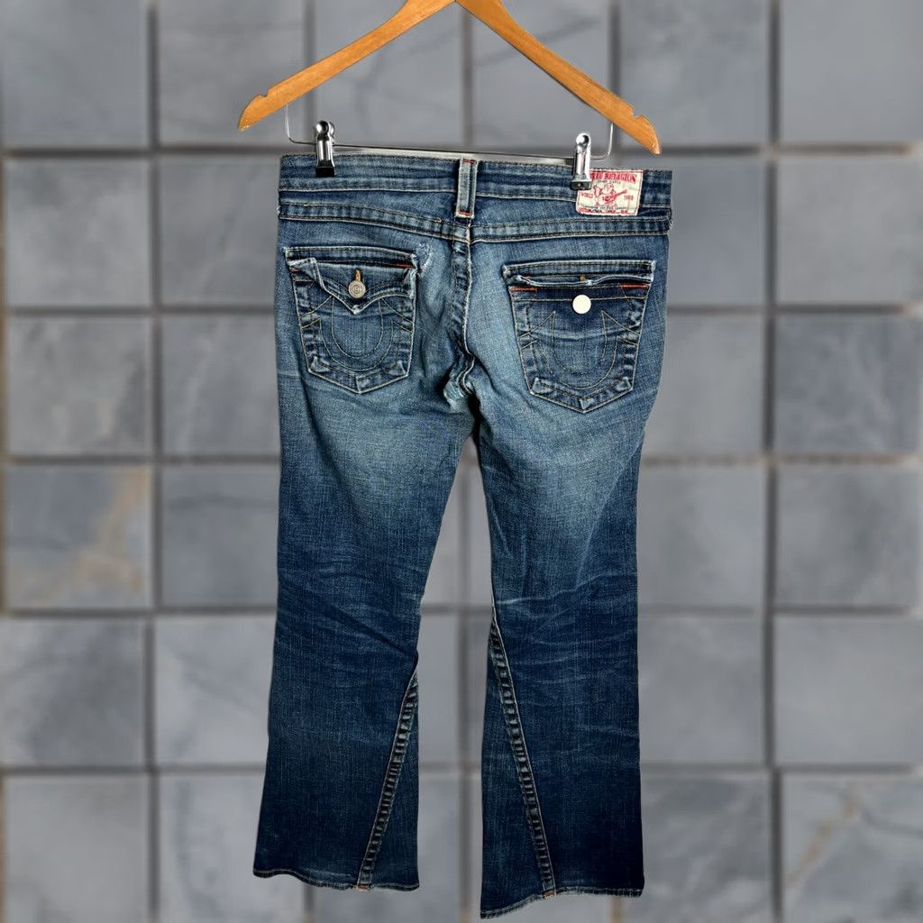 True Religion True Religion World Tour Bridget Jeans Flared Denim 29 Blue Women’s Regular 7641 Size 29" - 1 Thumbnail