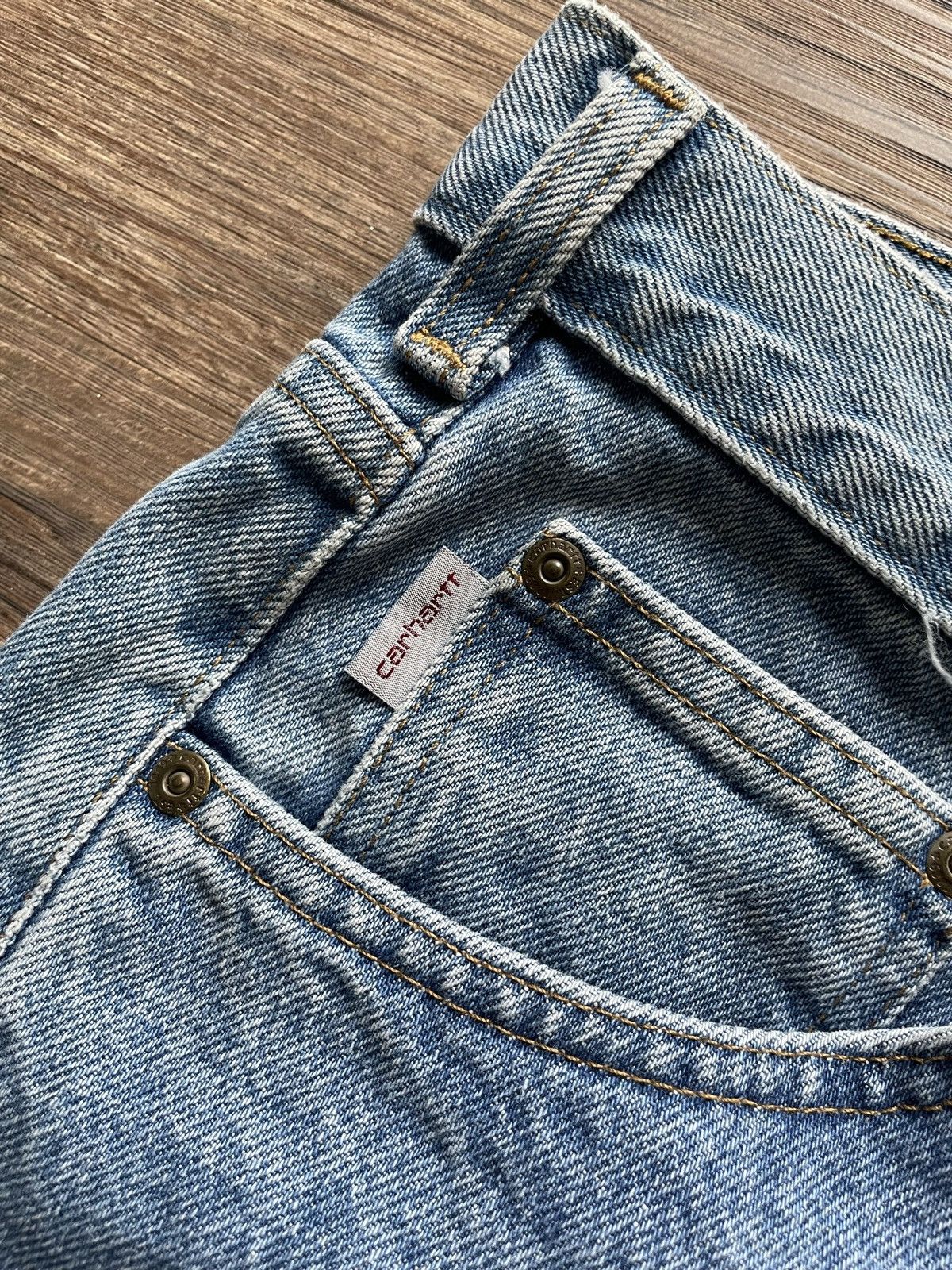 Carhartt Carhartt Denim Jeans Pants Workwear Vintage Carpenter Light Size US 34 / EU 50 - 5 Thumbnail