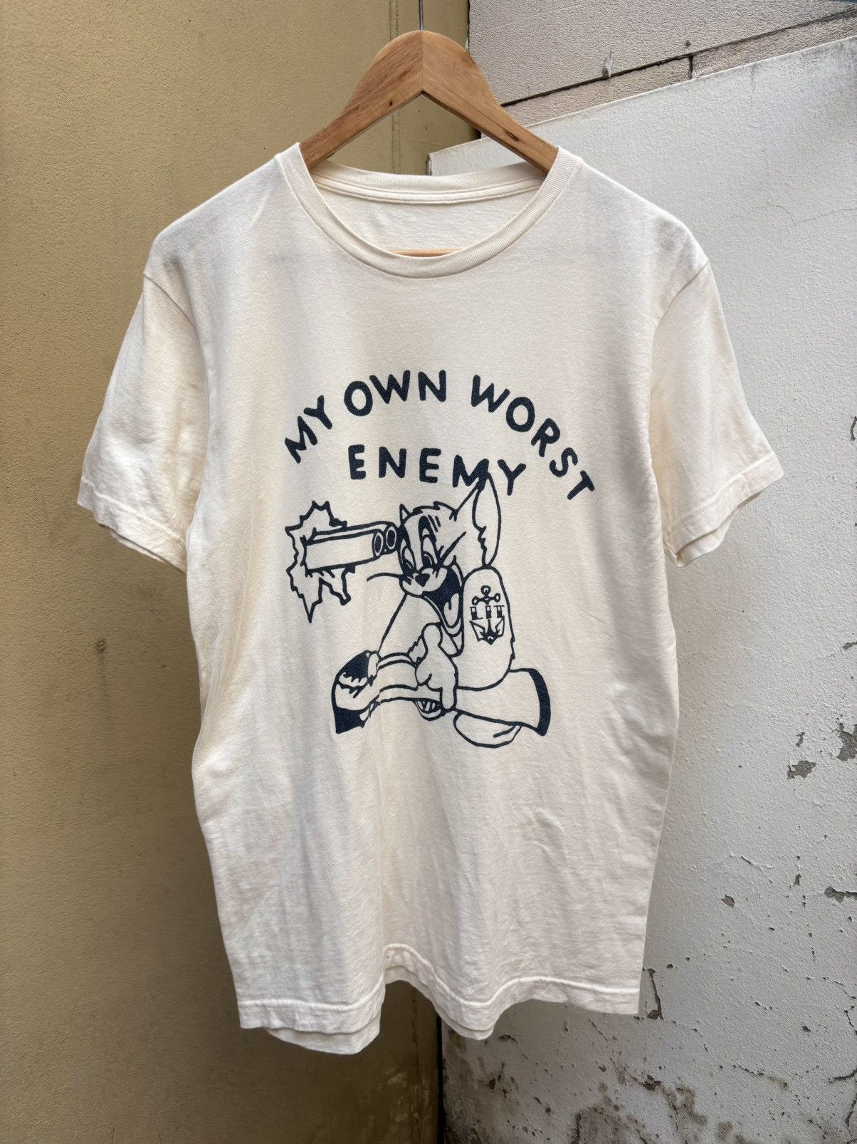 Vintage Tom MY OWN WORST ENEMY T-Shirt ERD Grunge Size US M / EU 48-50 / 2 - 3 Thumbnail