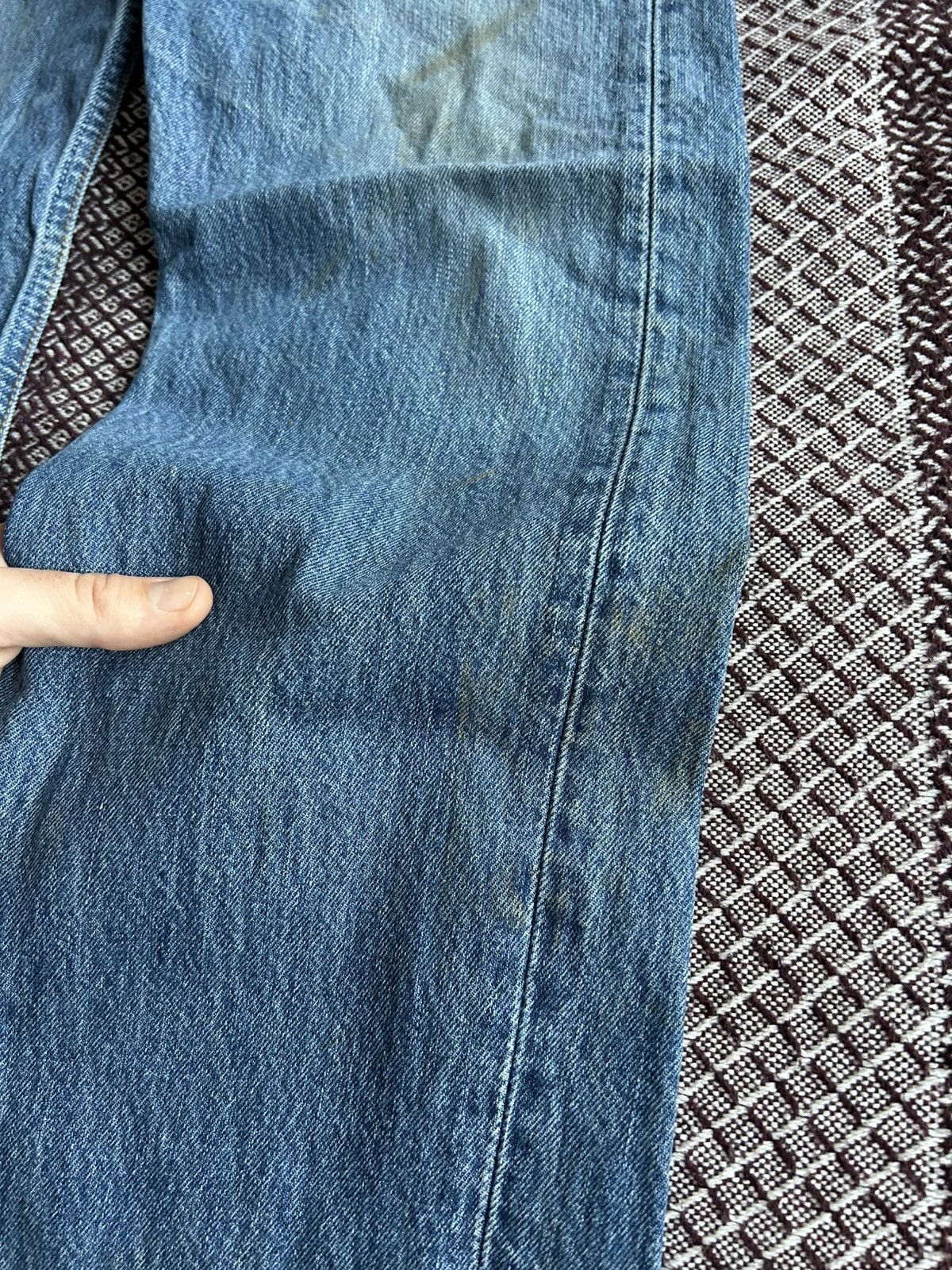 Levi's Vintage Levis 501 Denim Wash Dirty Jeans Streetwear Size W32 Size US 32 / EU 48 - 15 Thumbnail