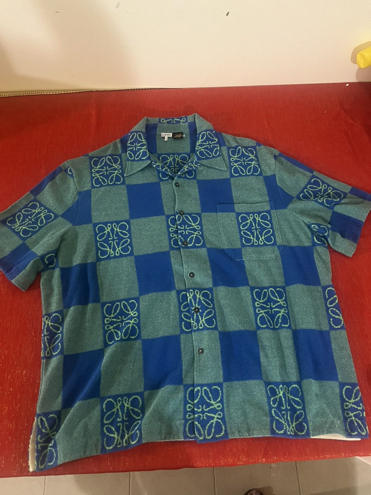 Loewe Loewe Towel Short Sleeve Shirt Sz L Size US L / EU 52-54 / 3 - 11 Thumbnail