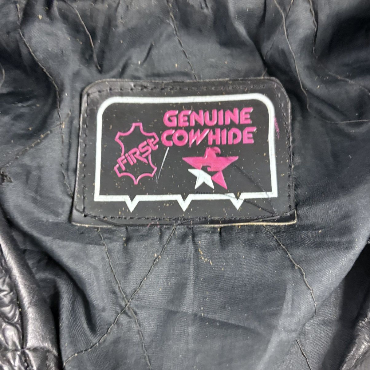 Other Black Genuine Cowhide Motorcycle Jacket - XS/S Size XS / US 0-2 / IT 36-38 - 3 Thumbnail