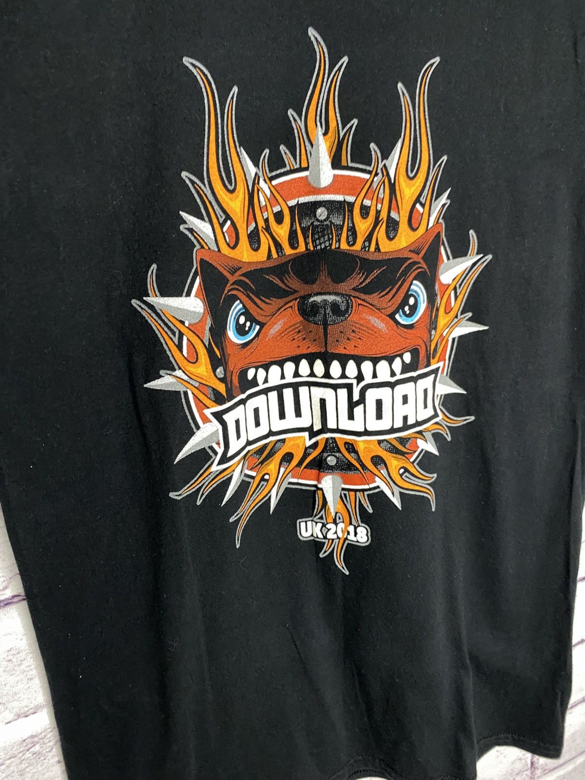 Band Tees Men's Vintage Download 2018 Festival Bands Promo T-Shirt Size US S / EU 44-46 / 1 - 9 Thumbnail