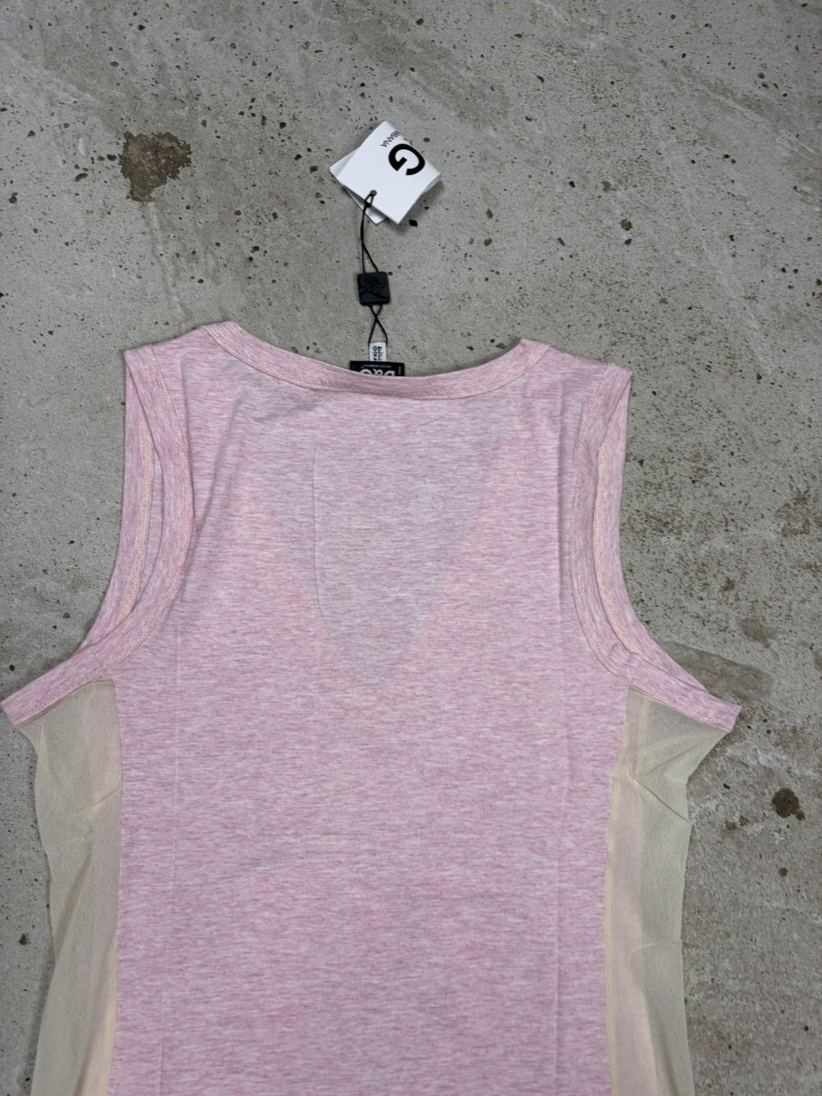 Dolce & Gabbana Vintage 2000s Dolce & Gabbana Freedom Tank Top T Shirt Mesh Size L / US 10 / IT 46 - 10 Thumbnail